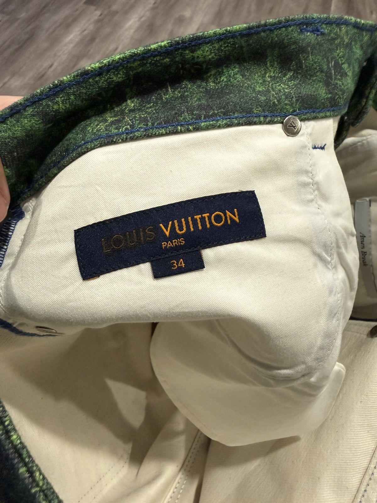 Louis Vuitton Louis Vuitton Amen Break Waterfall Denim Pants Size US 34 / EU 50 - 8 Thumbnail