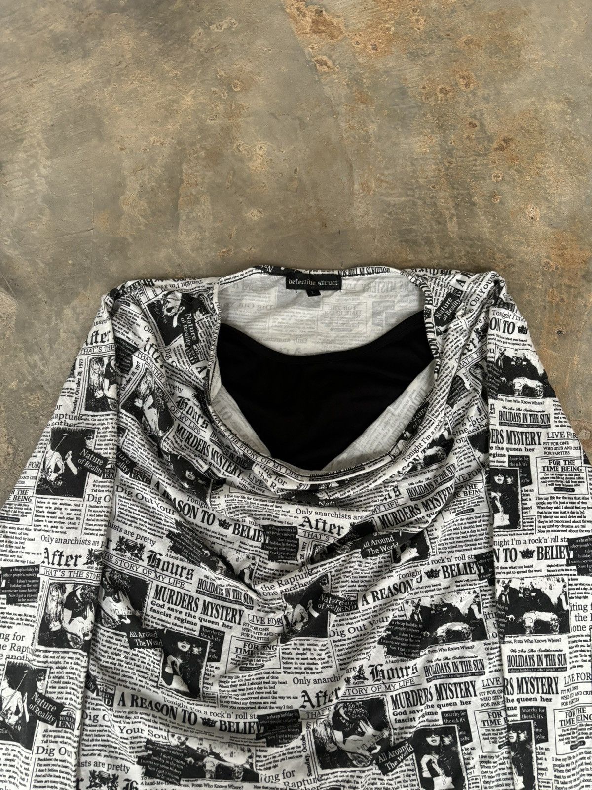Hysteric Glamour Y2k Double Layer Defectibe Struct Ifsixwasnine Punk Style Size US L / EU 52-54 / 3 - 2 Thumbnail