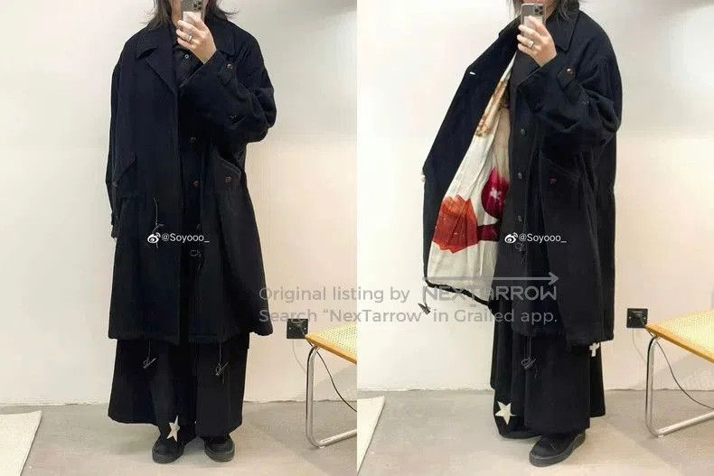Yohji Yamamoto Yohji Yamamoto 96AW Wool Horn Button Coat. Size US M / EU 48-50 / 2 - 8 Thumbnail