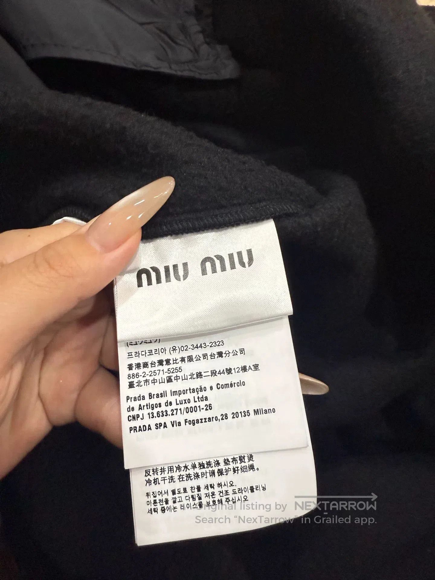 Miu Miu Miu Miu Black Fleece Jacket M. Size M / US 6-8 / IT 42-44 - 5 Thumbnail