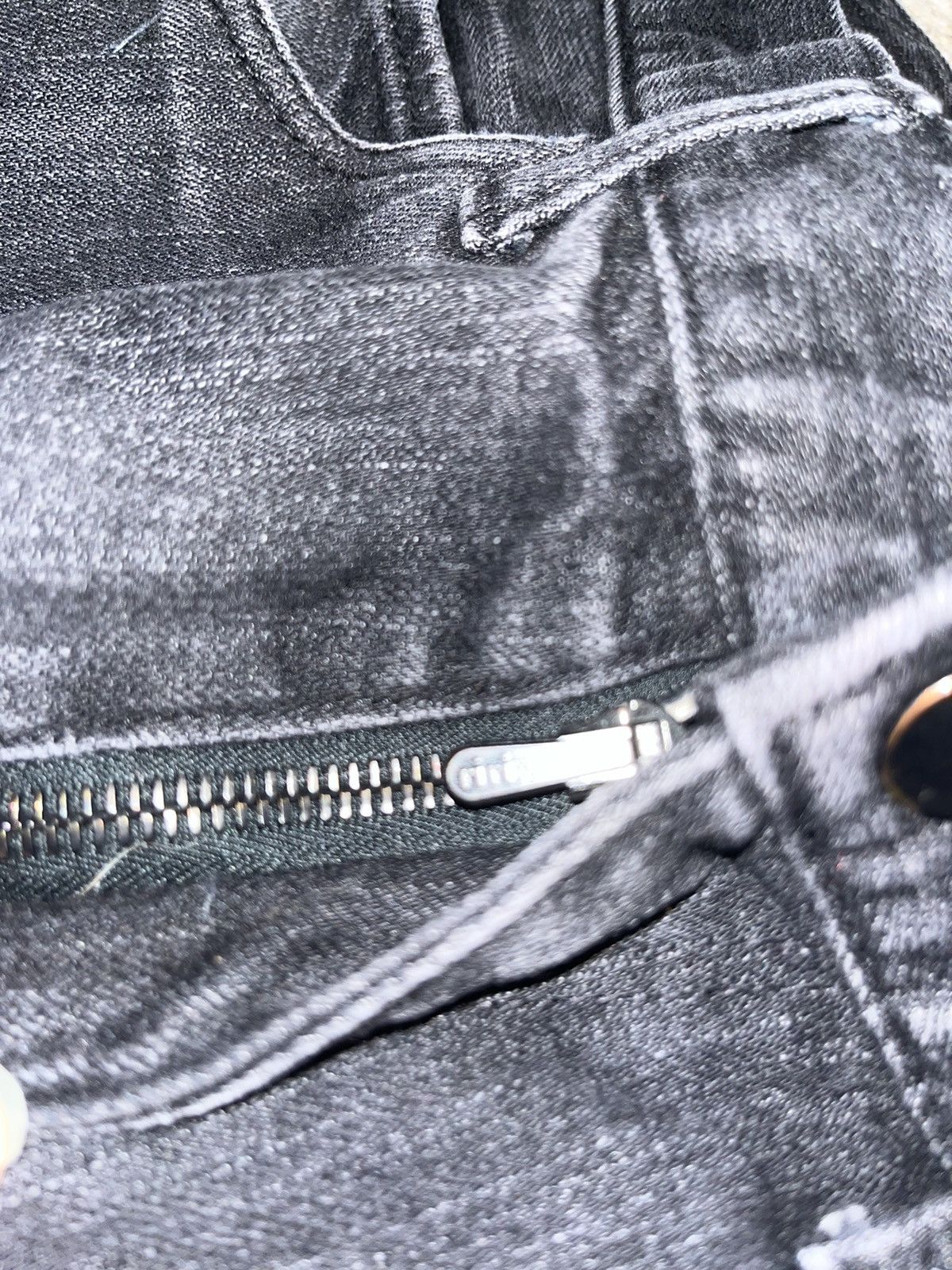 Number (N)ine OG Number (N)ine AW05 Crying Heart Patch Ortega Pain Denim Size US 30 / EU 46 - 7 Thumbnail