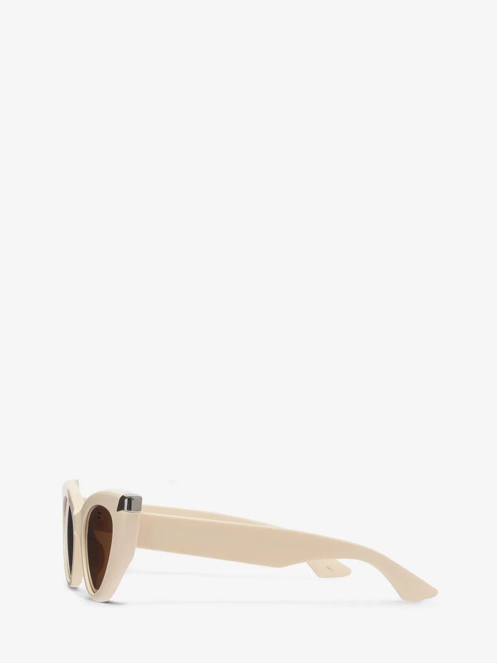 Alexander McQueen o1w1db10126 Size: OS/Punk Rivet Cat Sunglasses in Brown Grey Size ONE SIZE - 3 Thumbnail