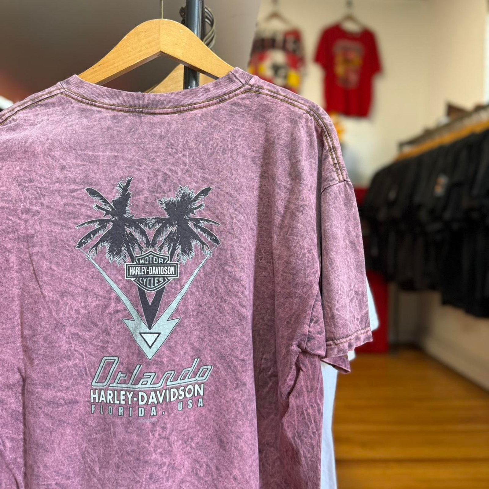 Harley Davidson × Vintage Vintage 90s Harley Davidson Motorcycles Dye Biker T-Shirt Size US XL / EU 56 / 4 - 2 Thumbnail