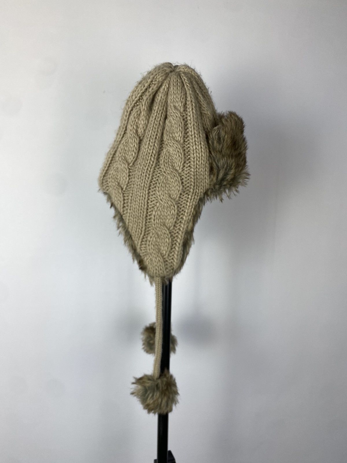 Hysteric Glamour × Japanese Brand Y2K American Vintage Fuzzy Hat Mohair Ushanka Beauty Beast Size ONE SIZE - 4 Thumbnail