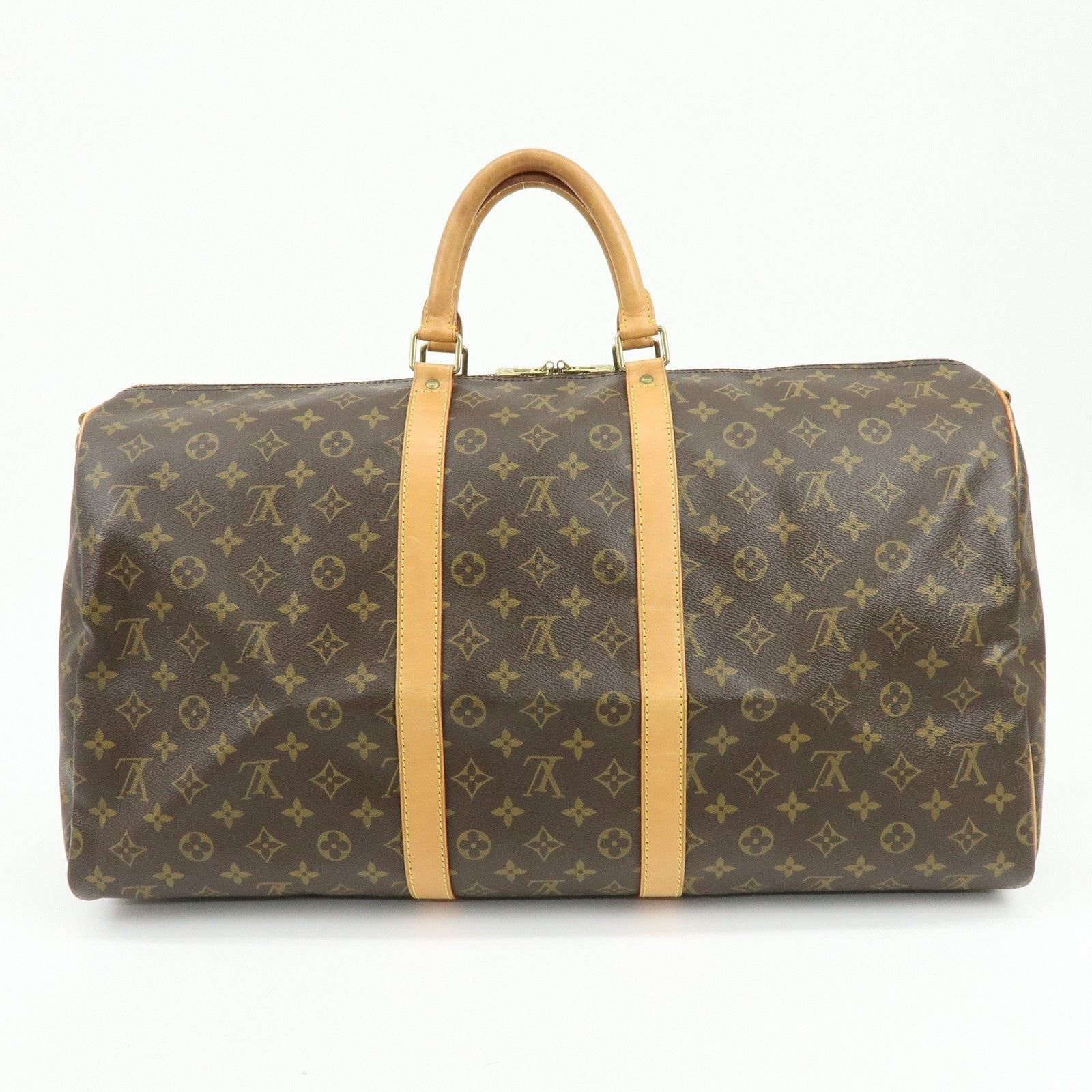 Louis Vuitton Louis Vuitton Monogram Keepall Bandouliere 55 Duffle Bag Size ONE SIZE - 2 Thumbnail