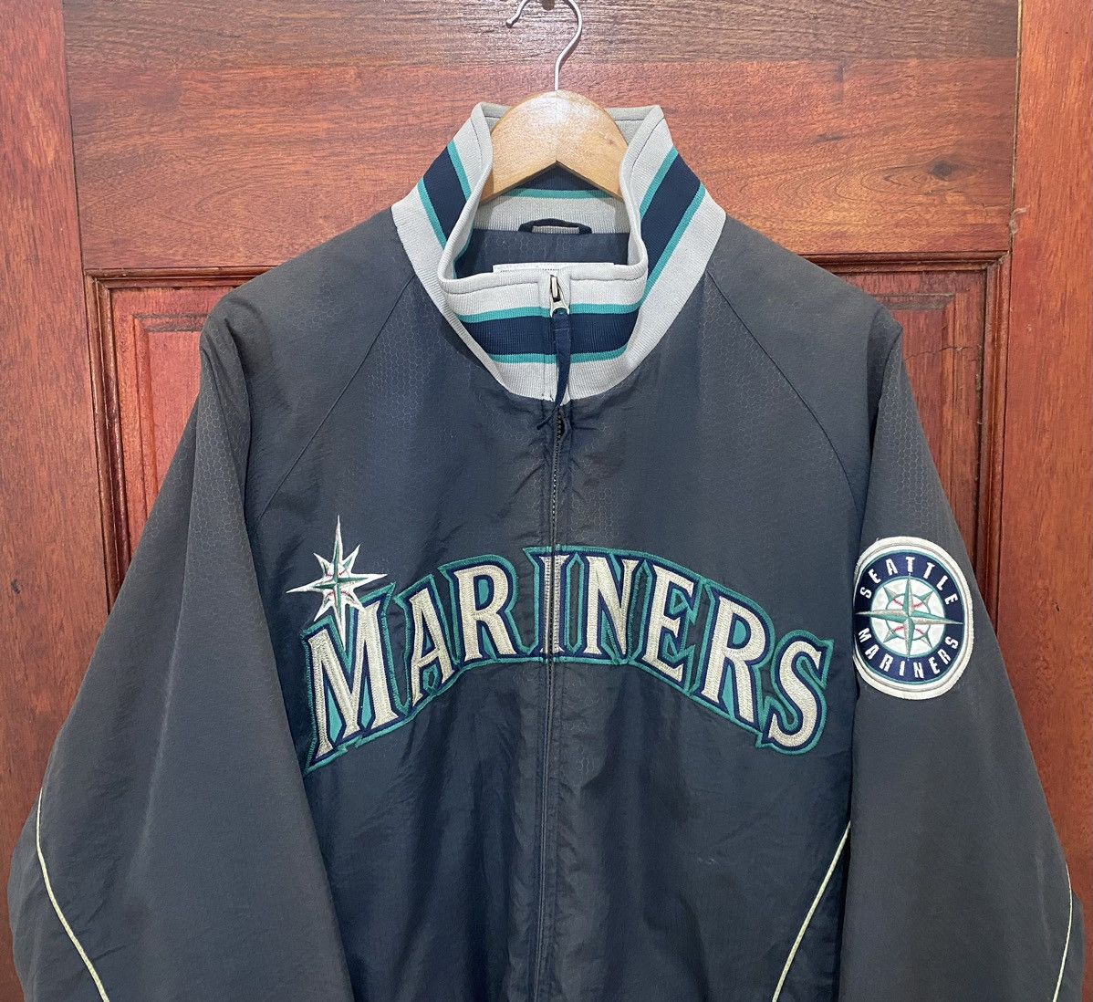 MLB Vintage Mariners Seattle Baseball Jacket Size US M / EU 48-50 / 2 - 4 Thumbnail