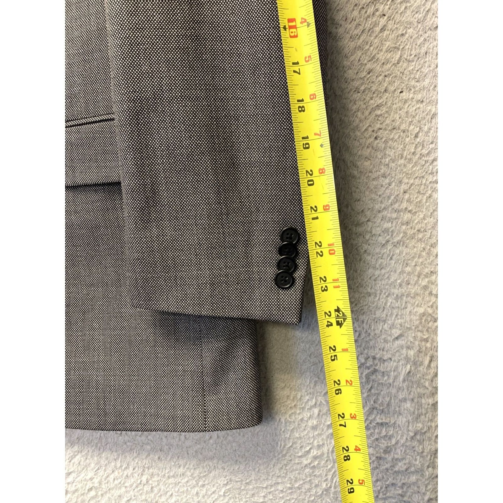 Tommy Hilfiger Tommy Hilfiger Suit 2Pc Set Mens 41R Wool Gray Pants 34x32 /0900 Size 42R - 7 Thumbnail