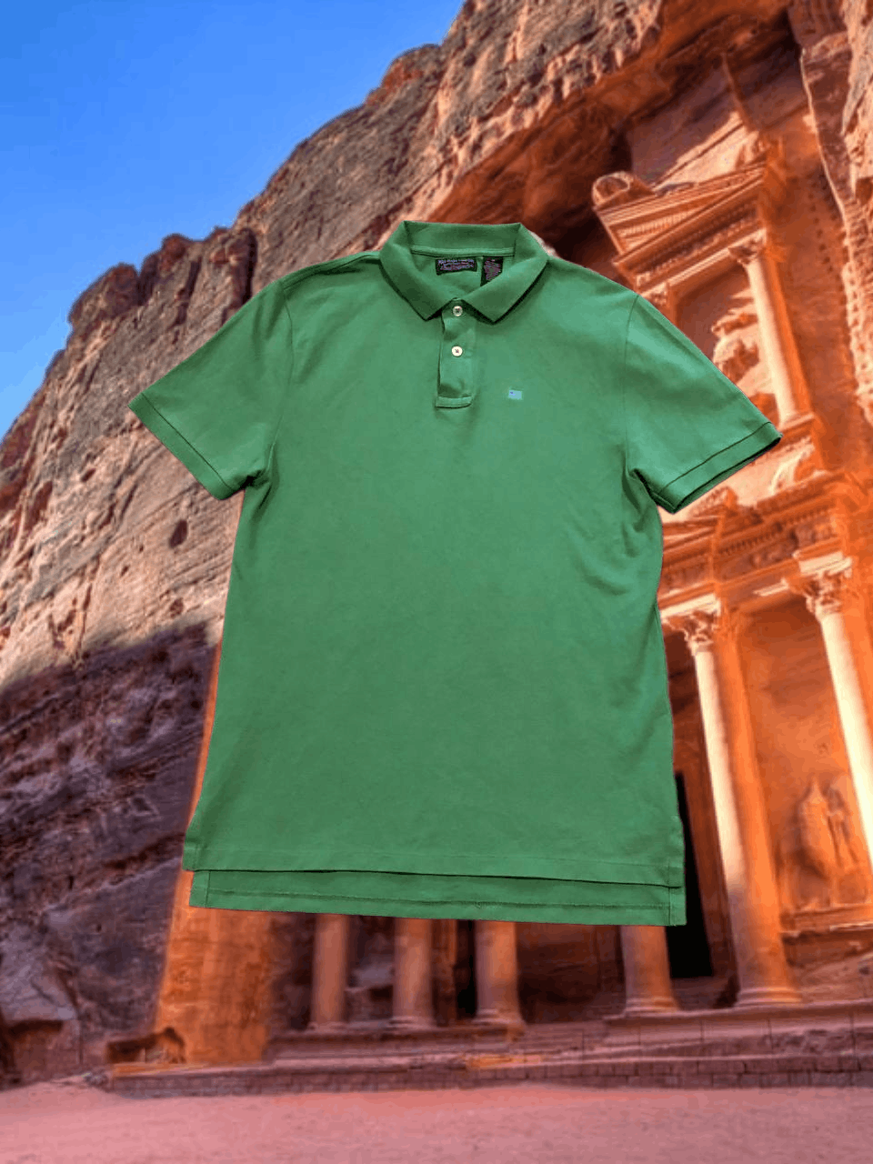 Polo Ralph Lauren green Vintage Polo Ralph Lauren T-Shirt Y2K size M Size US M / EU 48-50 / 2 - 1 Thumbnail