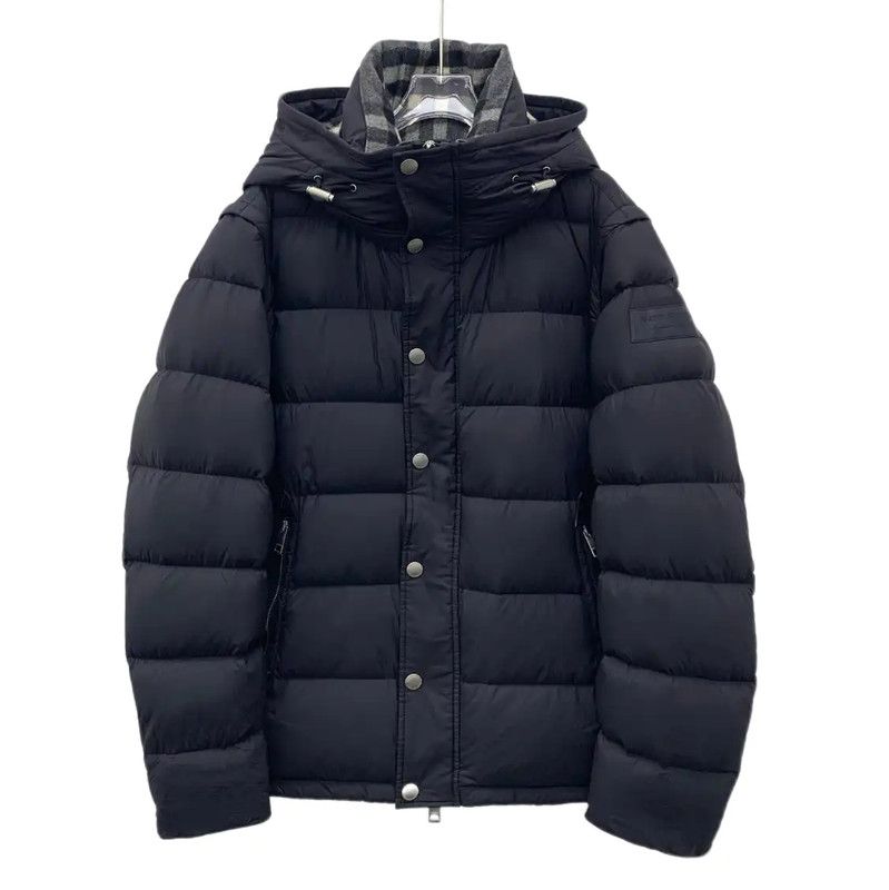 Burberry Burberry Men's Dark Blue Nylon Puffer Jacket Size US L / EU 52-54 / 3 - 1 Thumbnail