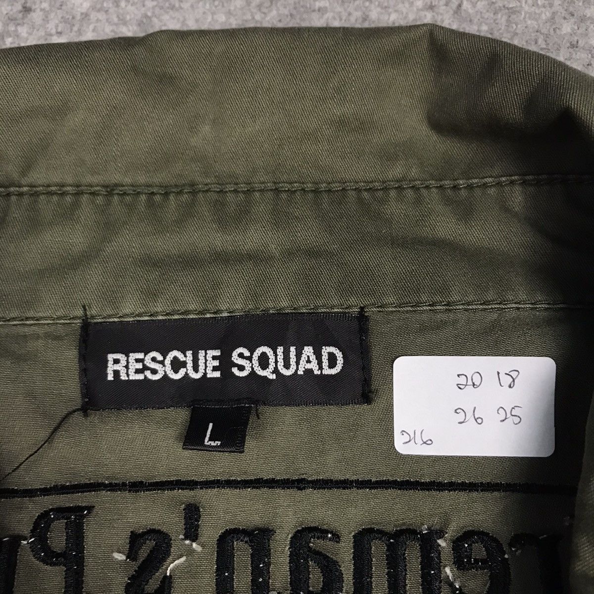 Japanese Brand RESCUSE SQUAD EMBROIDERY DESIGN ZIPPER DOUBLES POCKET JACKET Size US M / EU 48-50 / 2 - 7 Thumbnail