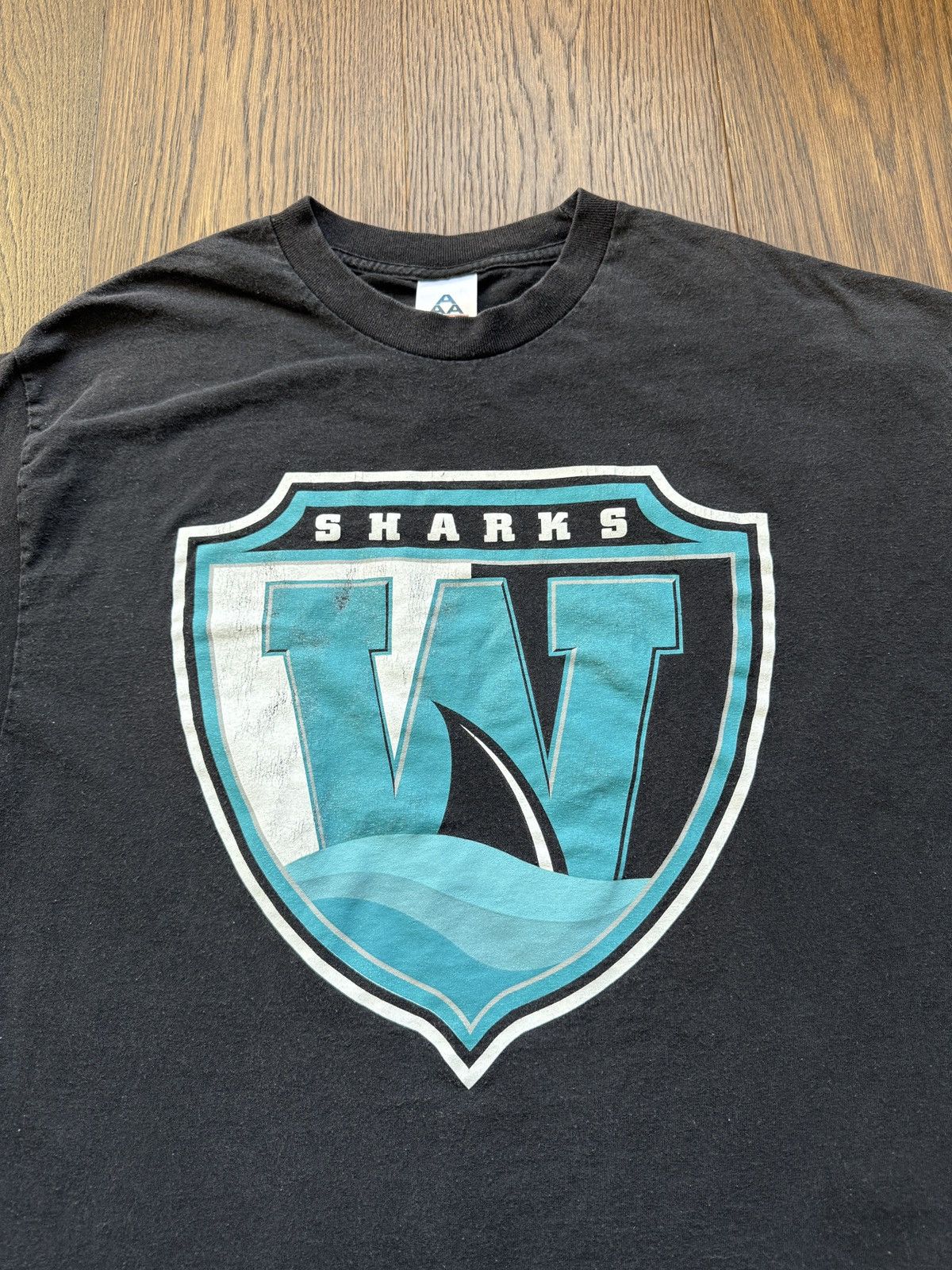 Vintage Vintage Y2K Worcester Sharks San Jose Hockey Graphic Tee Size US XL / EU 56 / 4 - 3 Thumbnail