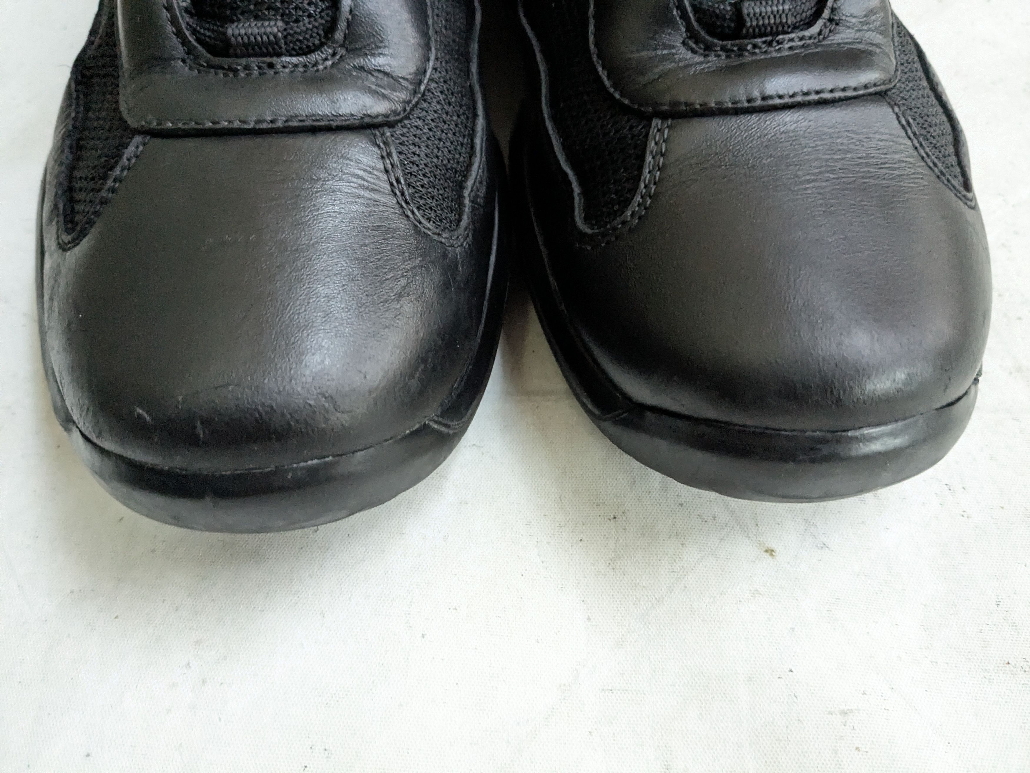 Prada Prada America's Cup Sneakers Black 9 Red Leather Low Tops Size US 9 / EU 42 - 3 Thumbnail