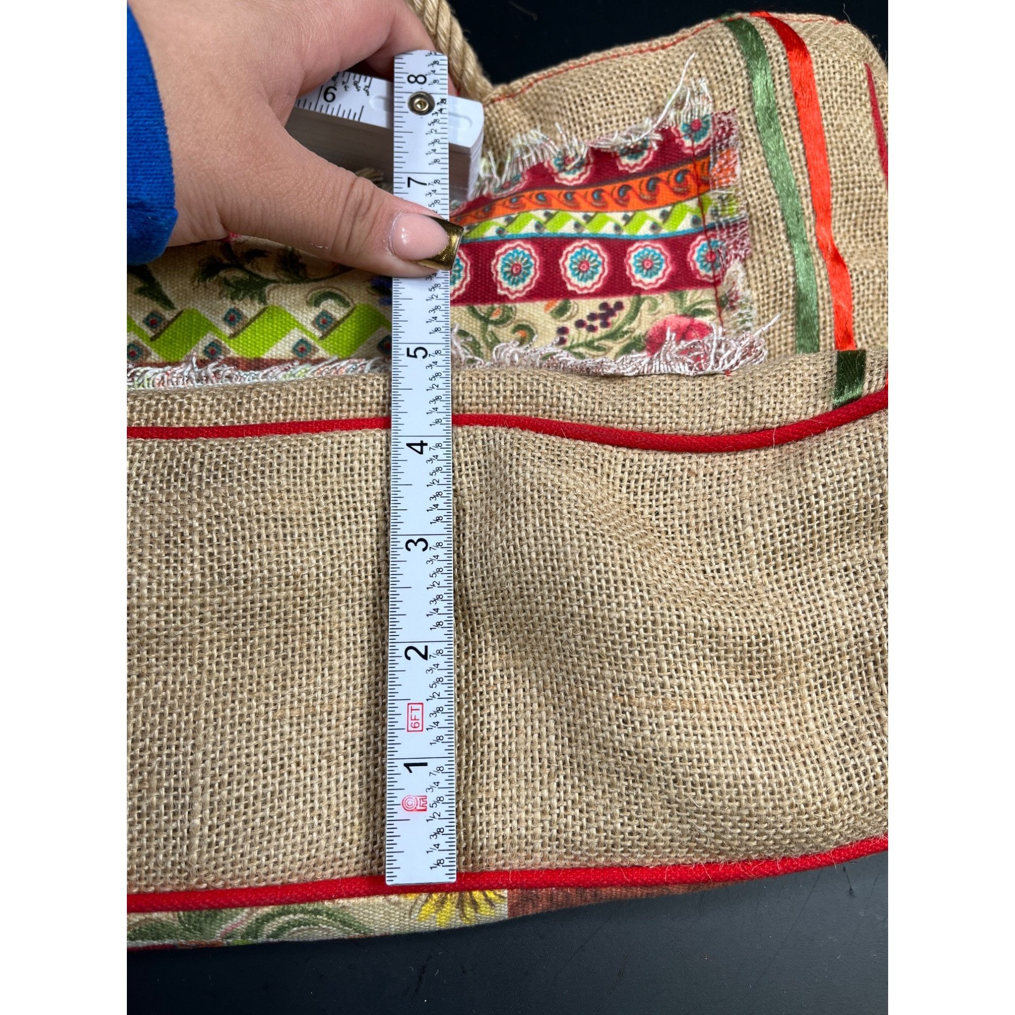 Designer Kate McRostie SKU 7757 HoBo Patchwork Tote Bag purse Size ONE SIZE - 13 Thumbnail