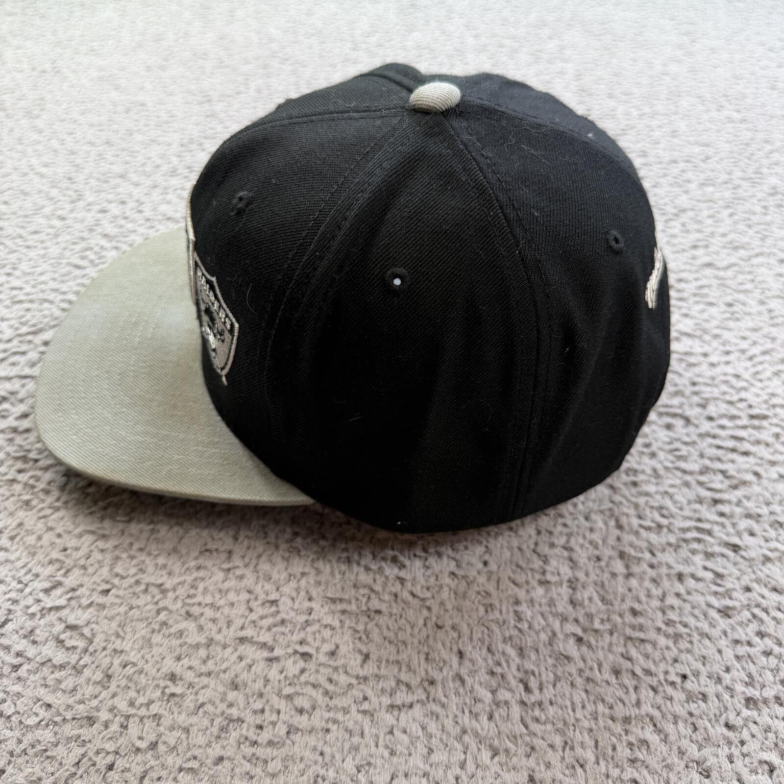 Mitchell & Ness Mitchell & Ness Las Vegas Raiders Snapback Hat Black NFL Size ONE SIZE - 5 Thumbnail