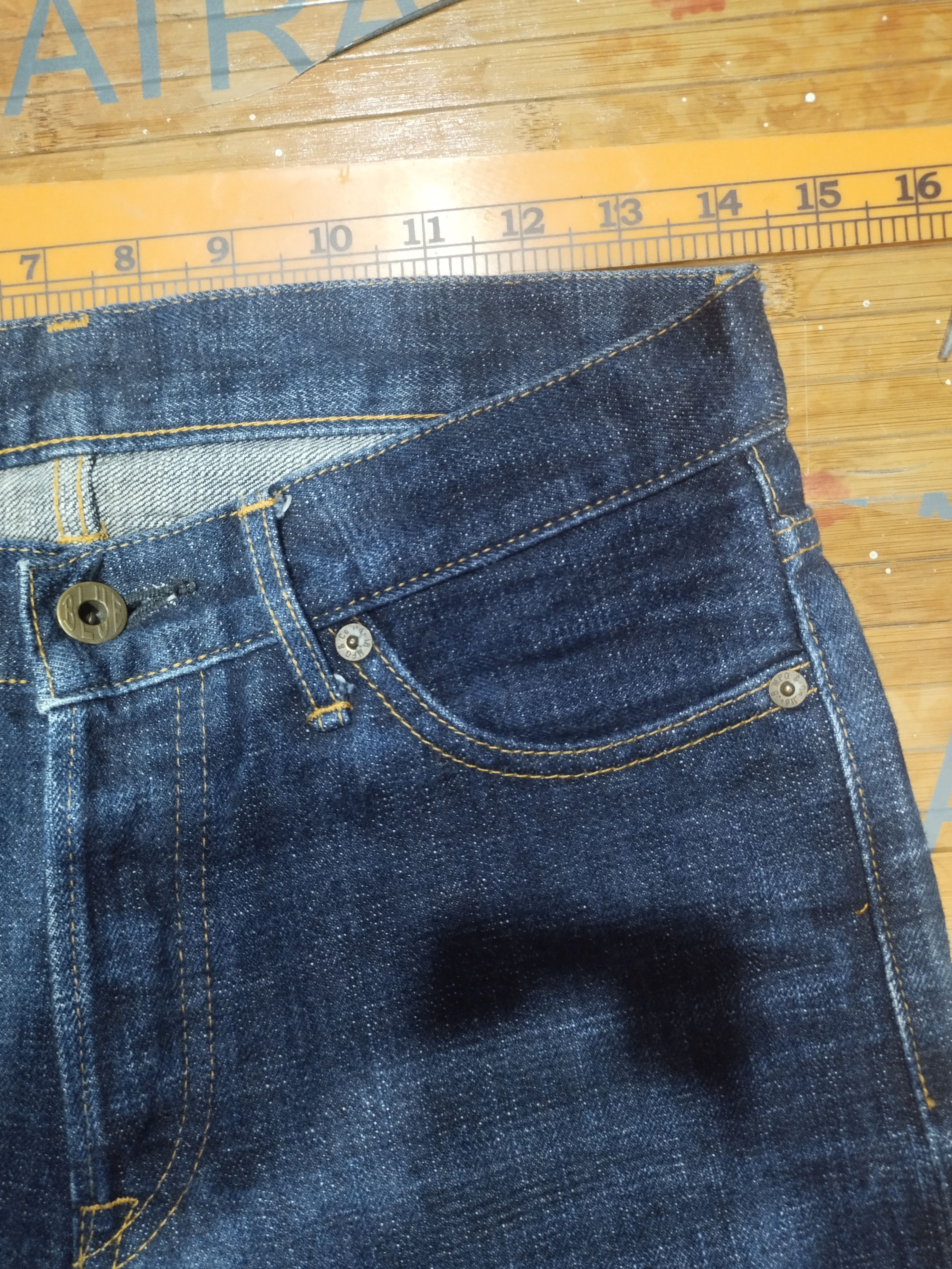 Japan Blue Jeans × Japanese Brand × Vintage Vintage Japan Blue Jeans Size US 28 / EU 44 - 9 Thumbnail