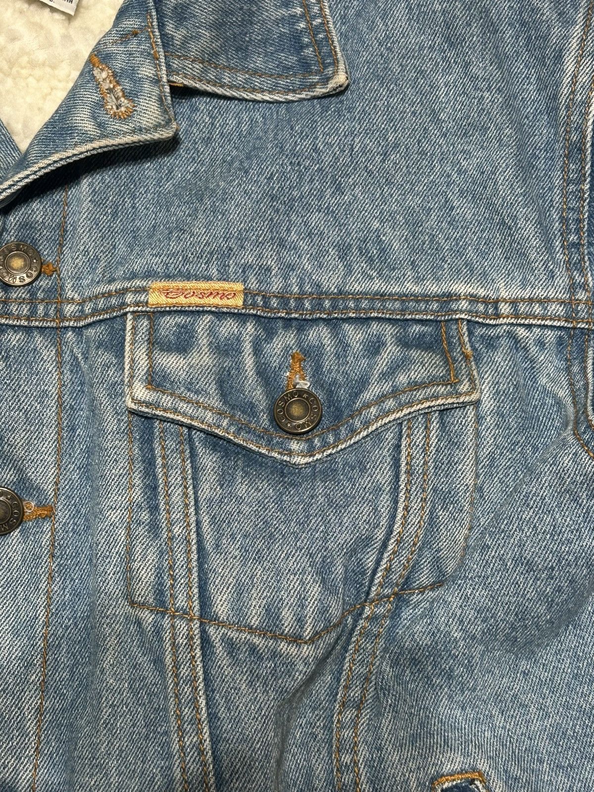 Other Denim Cosmo Star Hiker Jacket -Goat Fur Inlining- Size US S / EU 44-46 / 1 - 3 Thumbnail