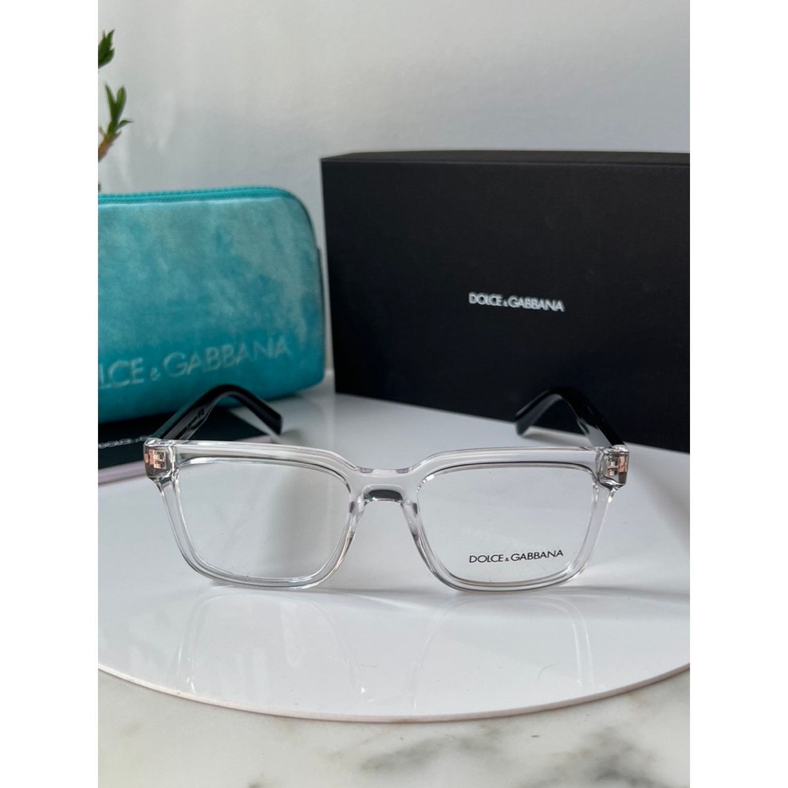 Dolce & Gabbana NEW Dolce Gabbana DG5101 Clear Logo Eyeglasses Frames Size ONE SIZE - 5 Thumbnail