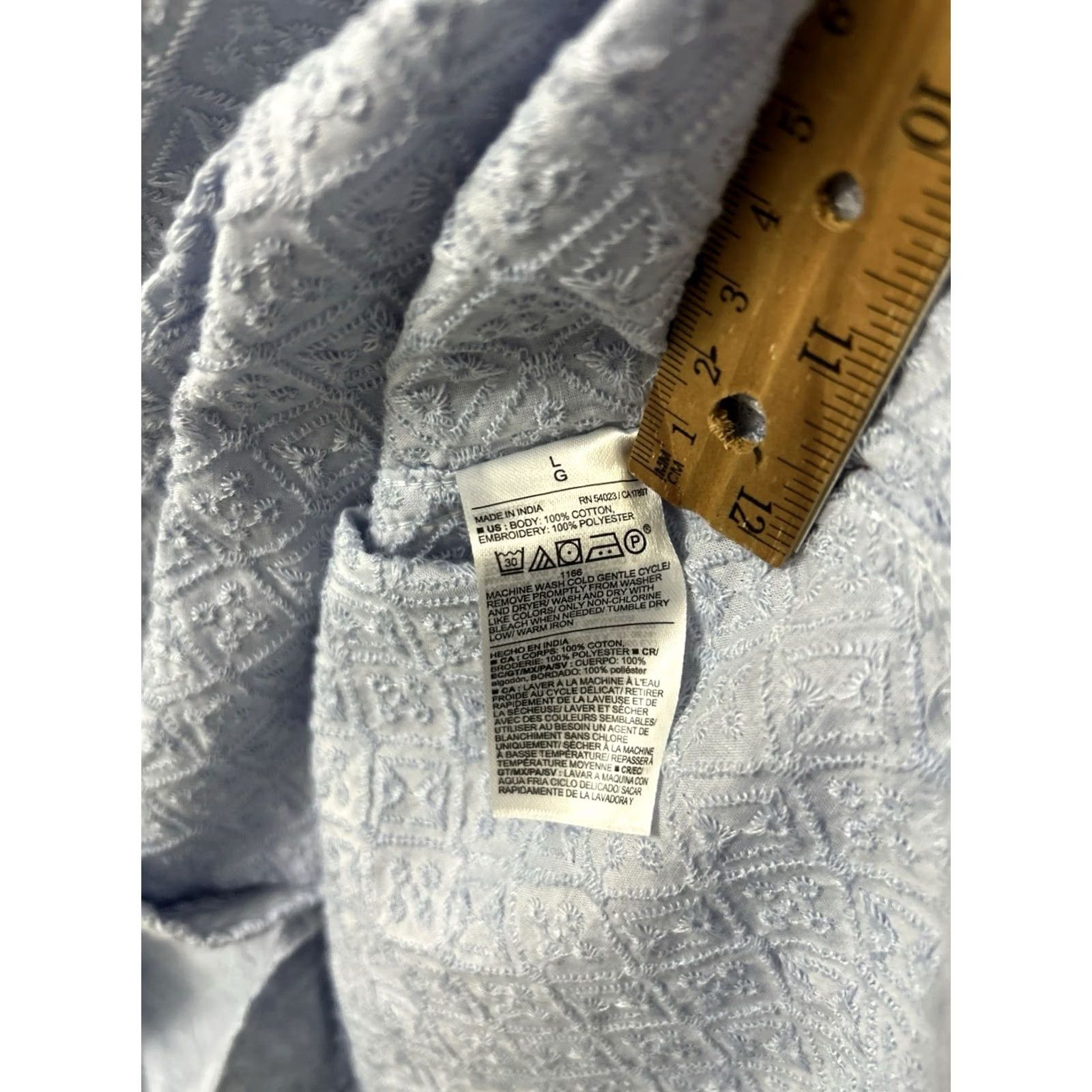 Old Navy VINTAGE Old Navy Shirt Mens L Blue Geometric Button Down S/S MSRP 40? Size US L / EU 52-54 / 3 - 7 Thumbnail