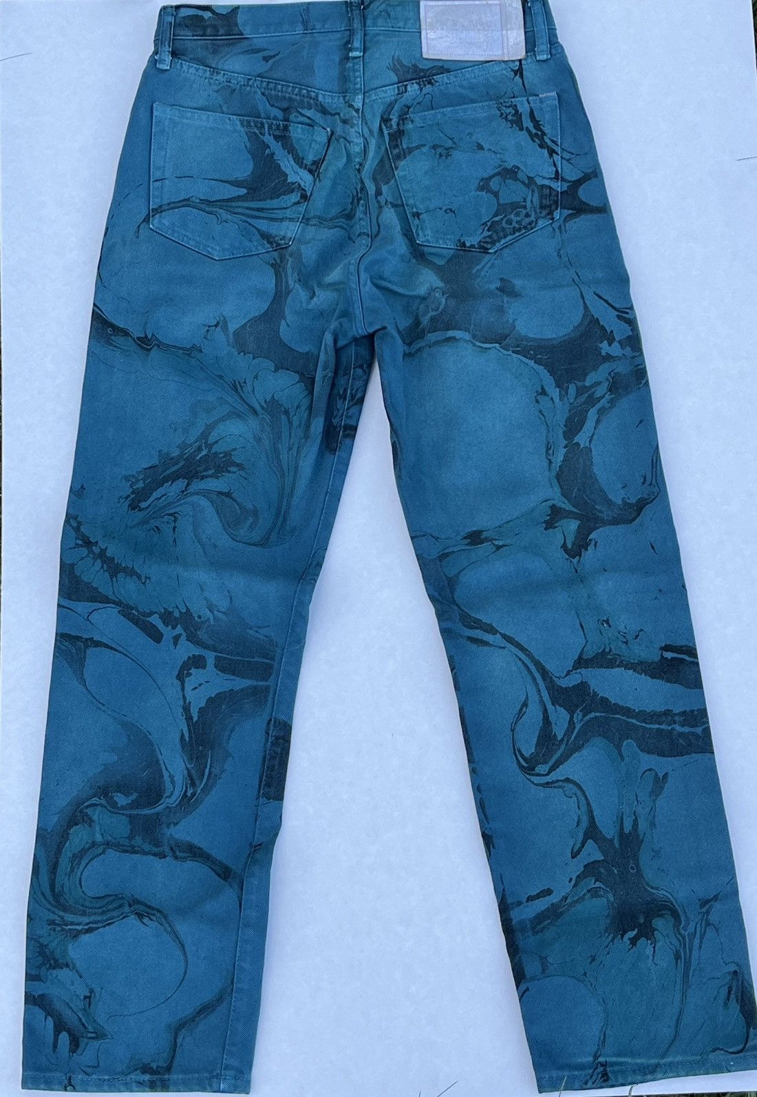 Acne Studios Acne Studios 1996 Swirl Ocean Blue Jeans 29/30 Size US 30 / EU 46 - 2 Thumbnail