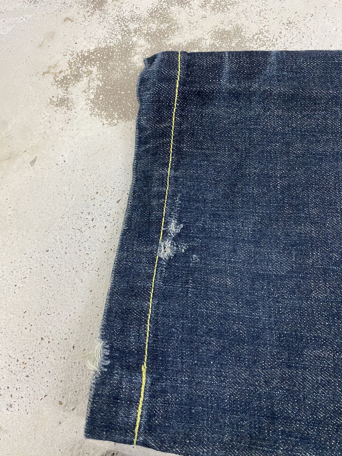 Japanese Brand Flare Colza Japan Mud Washed Whisker Buckle Low Rise Denim Size 29" - 12 Thumbnail
