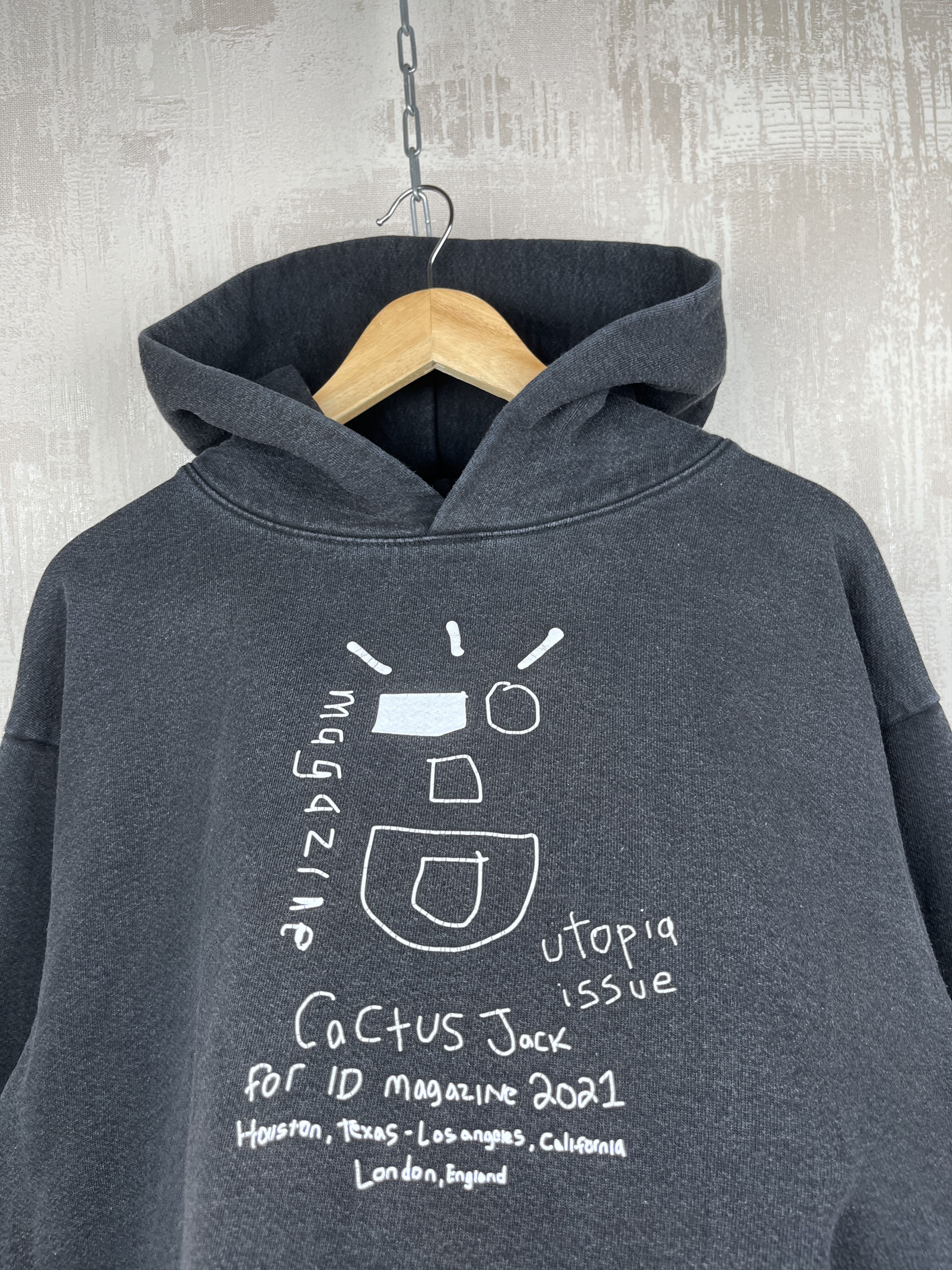 Travis Scott Travis Scott Cactus Jack iD Magazine Utopia Issue Hoodie Size US L / EU 52-54 / 3 - 7 Thumbnail