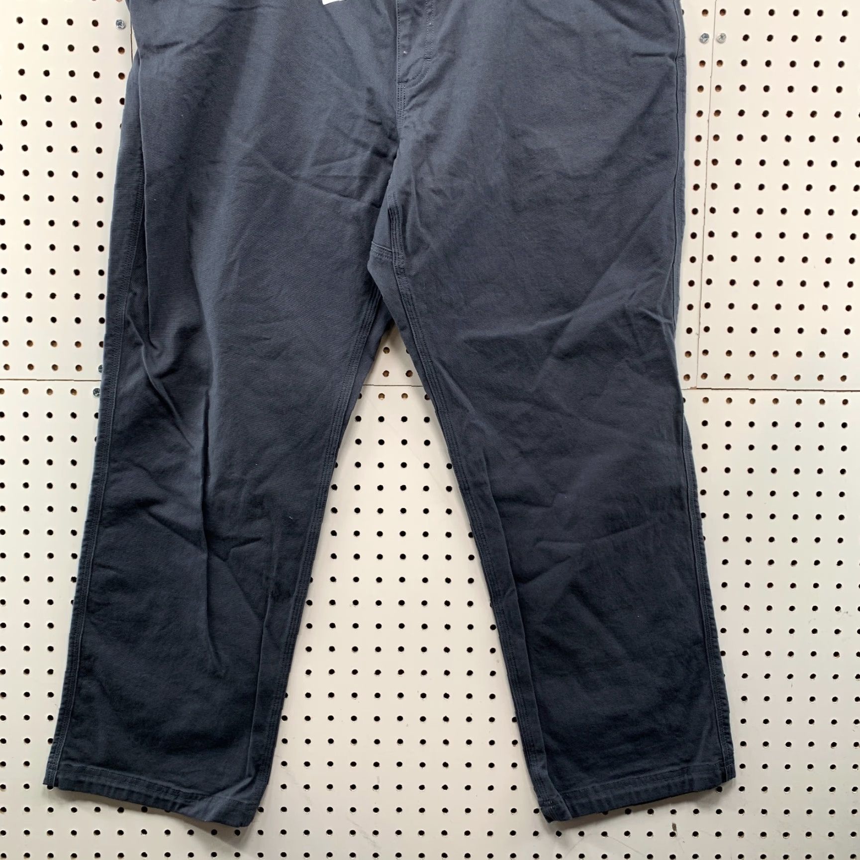 Vintage Duluth Canvas Carpenter Pants Mens FITS 39x29 Navy Blue Workwear Size US 39 - 7 Thumbnail