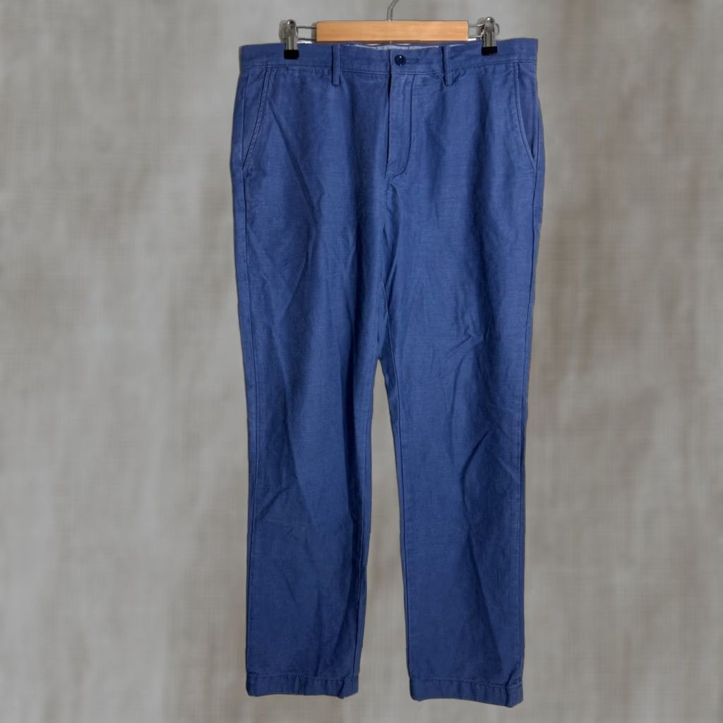 J.Crew J.Crew Slim Fit Mens 34x32 Blue Cotton Chino Pants Size US 34 / EU 50 - 1 Thumbnail