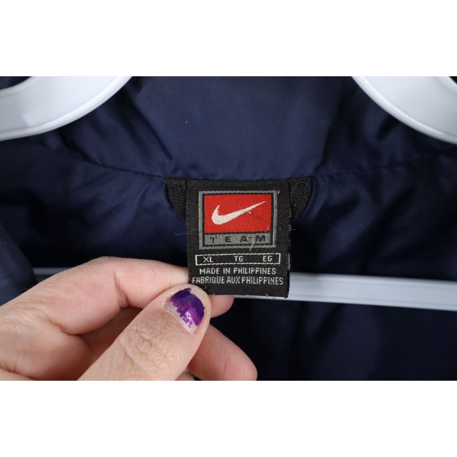 Nike × Vintage Vintage Nike Travis Scott Swoosh University Michigan Jacket Size US XL / EU 56 / 4 - 10 Thumbnail