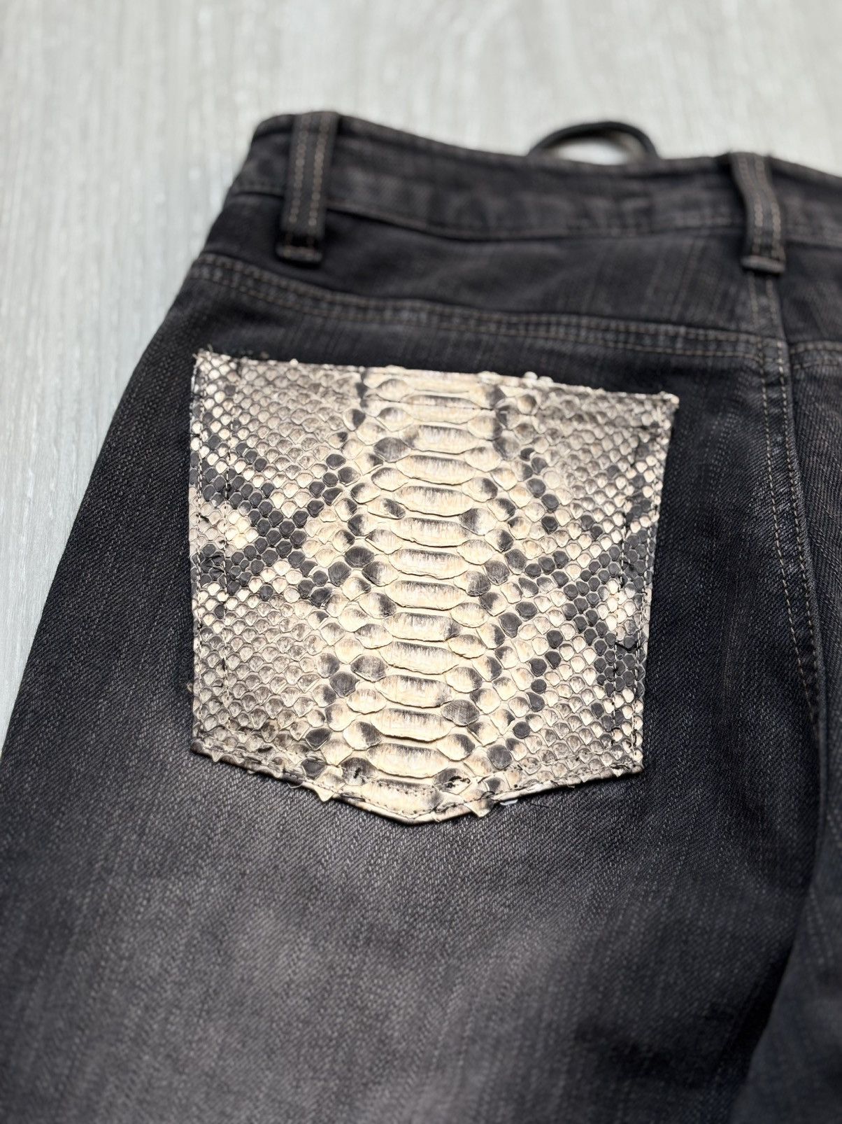 Japanese Brand PHYTON phyton lace-up flare jeans Size US 26 / EU 42 - 5 Thumbnail