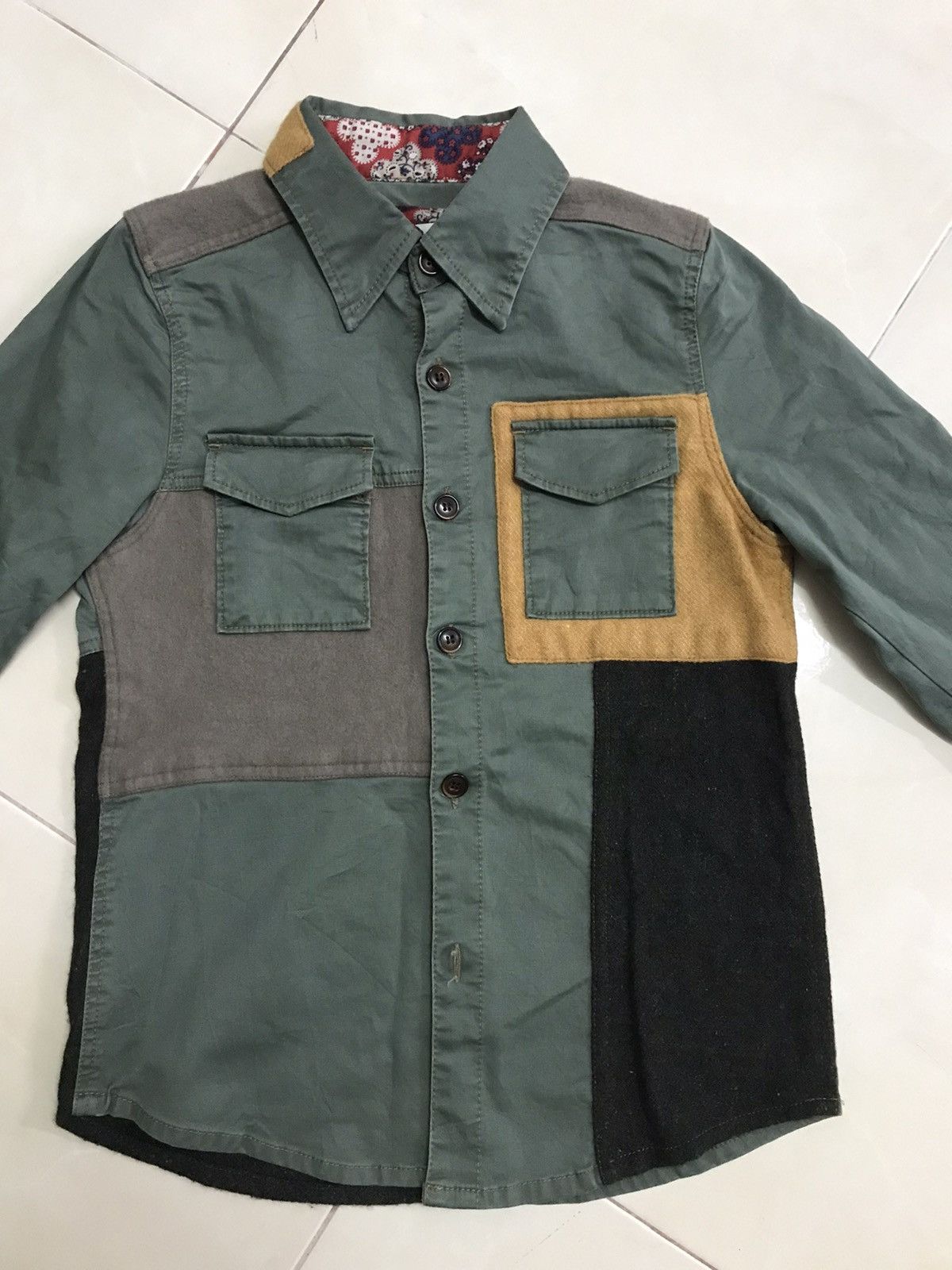 Designer × Japanese Brand WOMAN VINTAGE PATCHWORK JEAN NASSAUS CALIFORNIA Size XS / US 0-2 / IT 36-38 - 3 Thumbnail