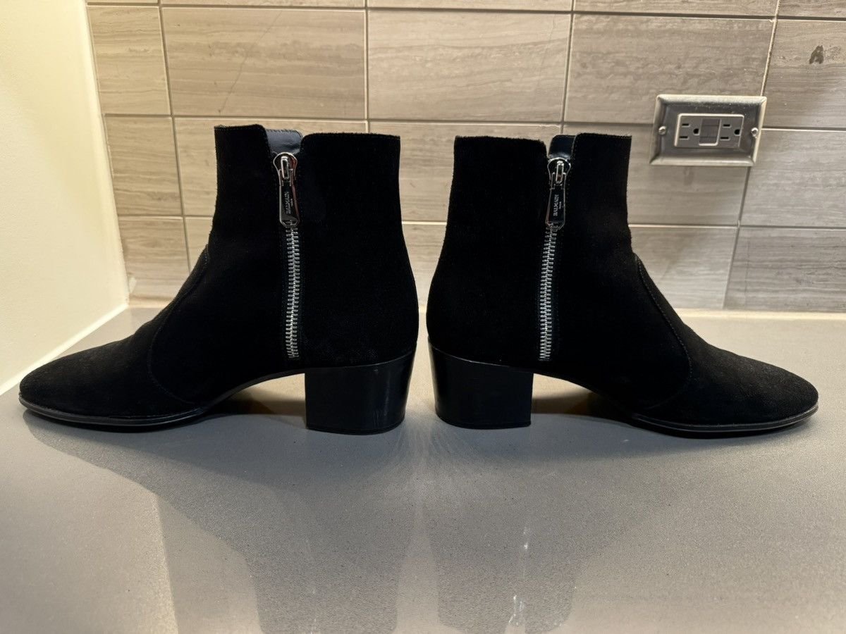 Balmain Balmain Black Suade Boots Size US 11 / EU 44 - 2 Thumbnail