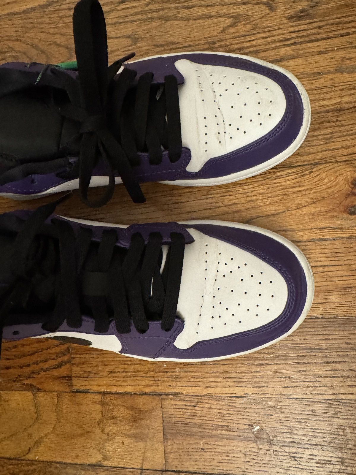 Nike Jordan 1 Low Court Purple White Size US 7 / EU 40 - 6 Thumbnail