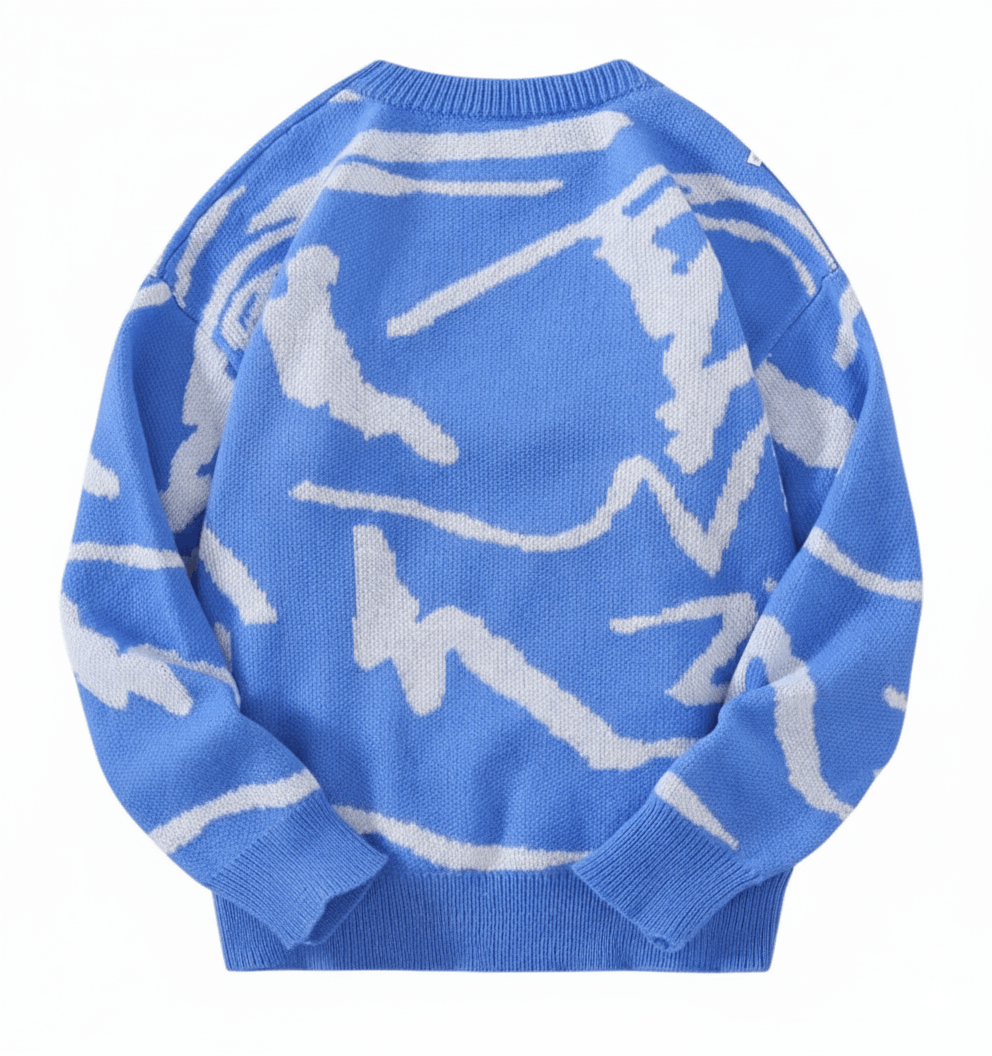 Other Streetwear Popular Graffiti Sweater Jacquard Knitwear Size US S / EU 44-46 / 1 - 2 Thumbnail