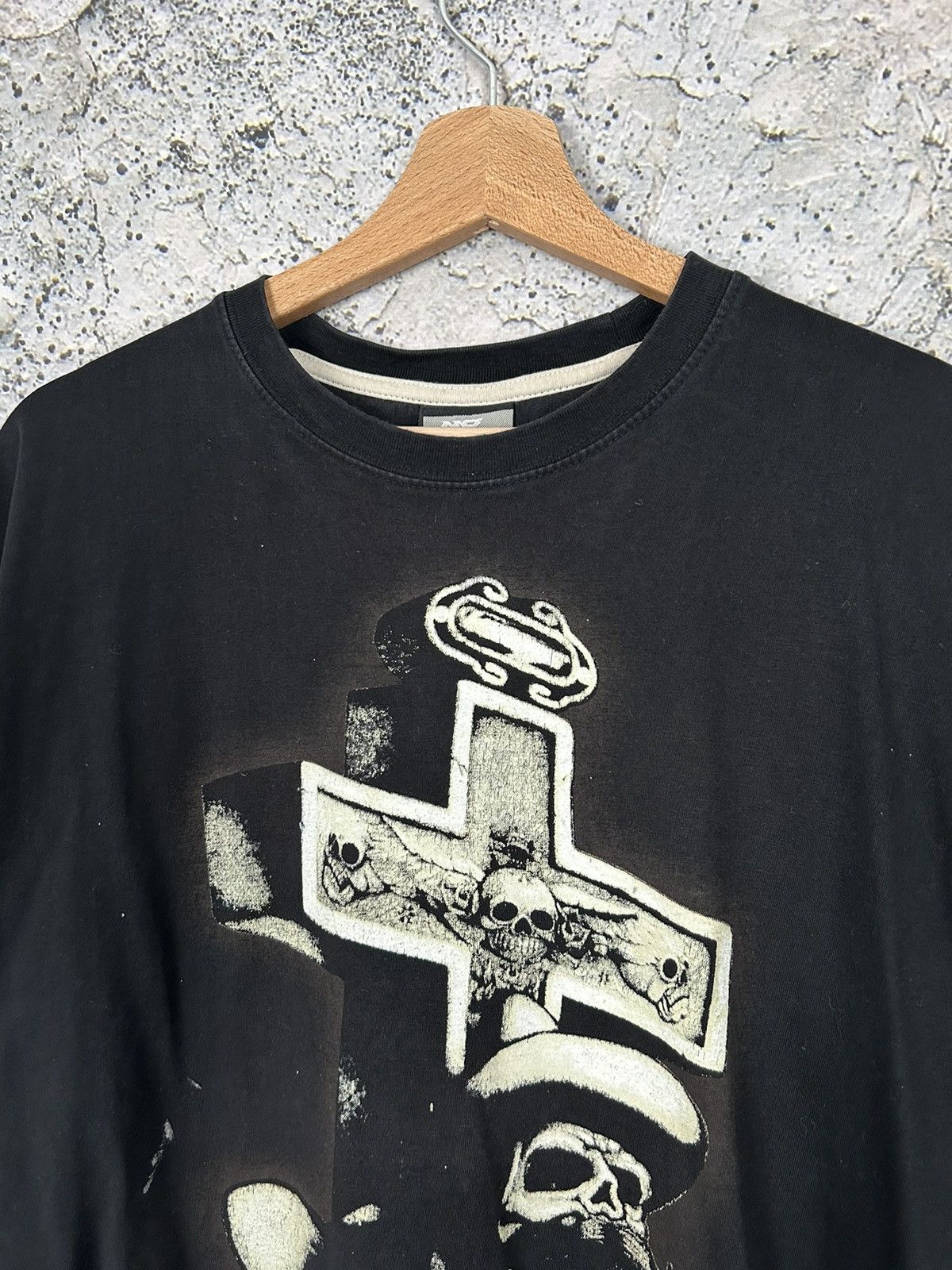 No Fear Vintage No Fear Horror Graphic Tee Skeleton Rock Punk Grunge Size US L / EU 52-54 / 3 - 3 Thumbnail