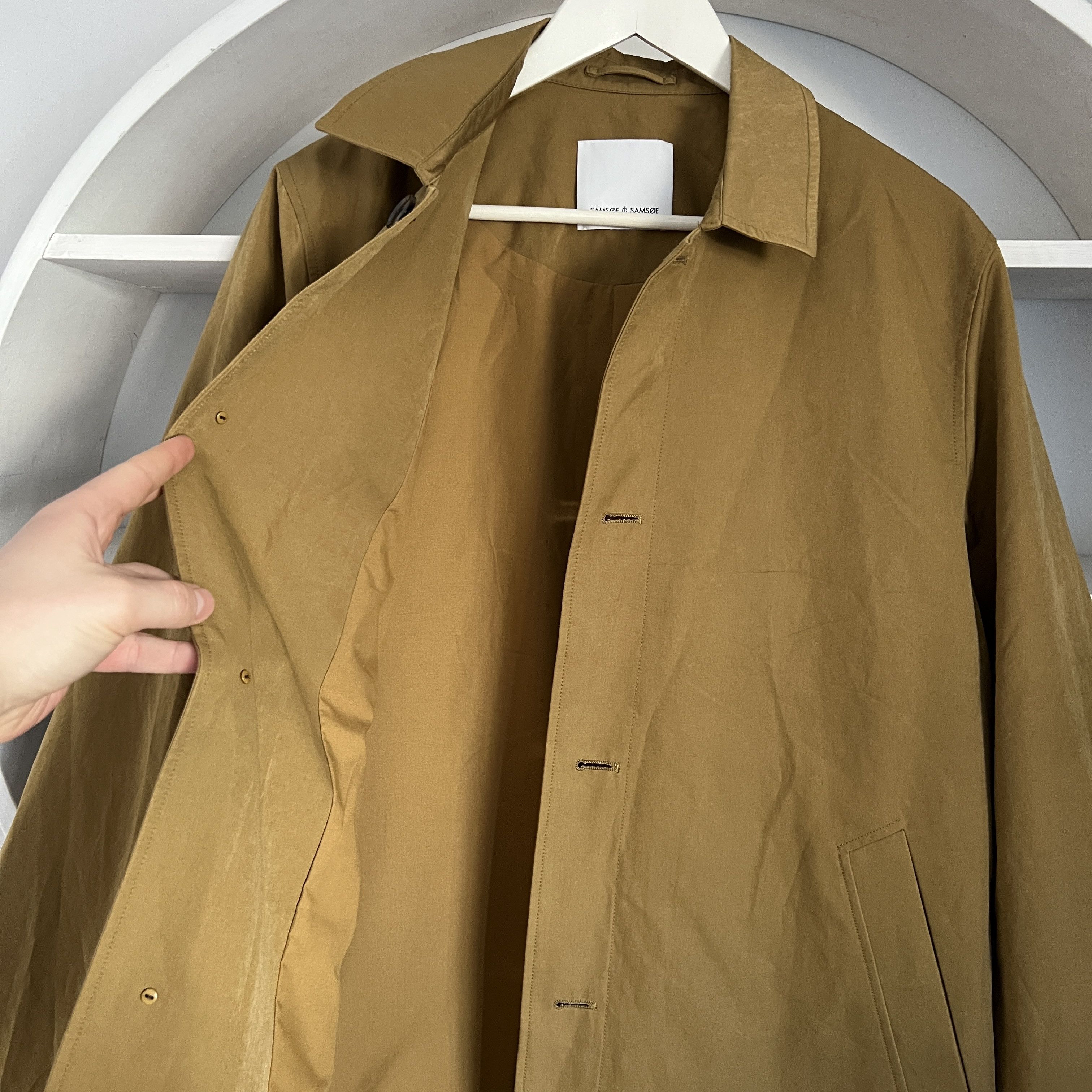 Japanese Brand × Samsoe Samsoe Men's SAMSOE SAMSOE BUSHMEN Long Brown Bronze Coast Size XL Size US XL / EU 56 / 4 - 7 Thumbnail