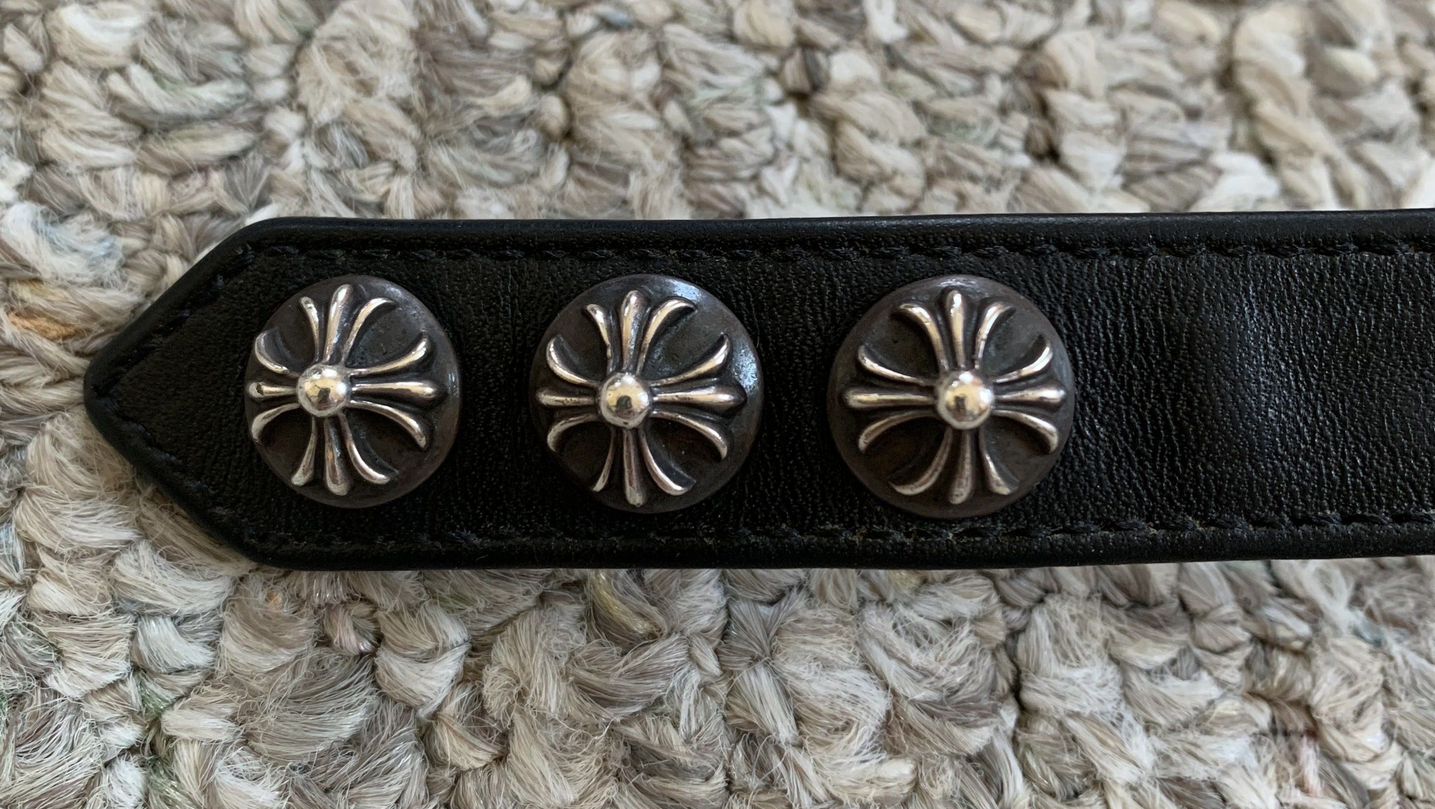 Chrome Hearts Chrome Hearts Adjustable Leather Silver Snap Bracelet Size ONE SIZE - 8 Thumbnail