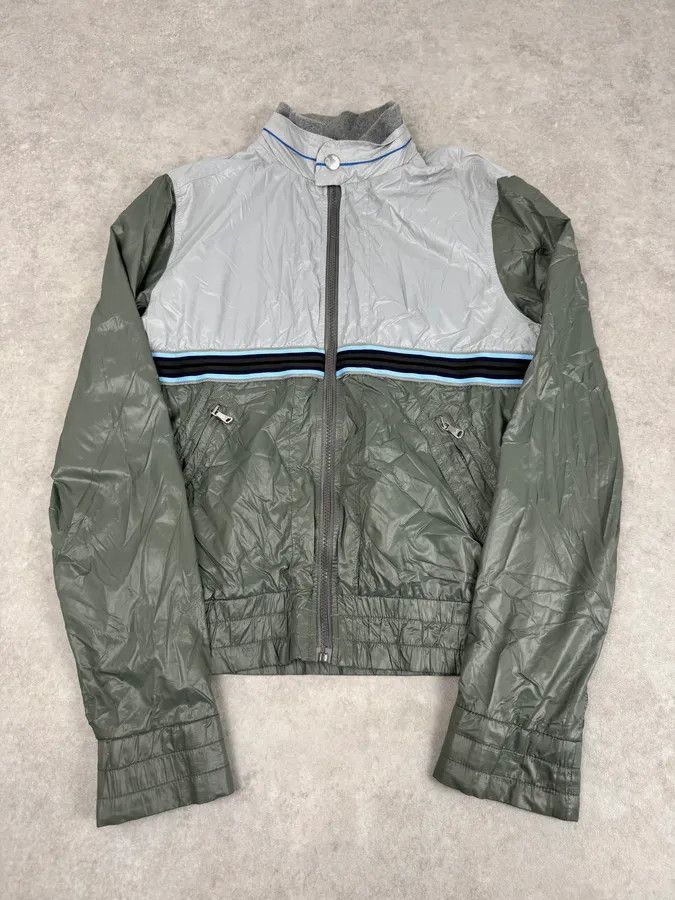 Dolce & Gabbana 2000s Dolce & Gabbana Grey & Green Windbreaker Jacket Size US M / EU 48-50 / 2 - 4 Thumbnail
