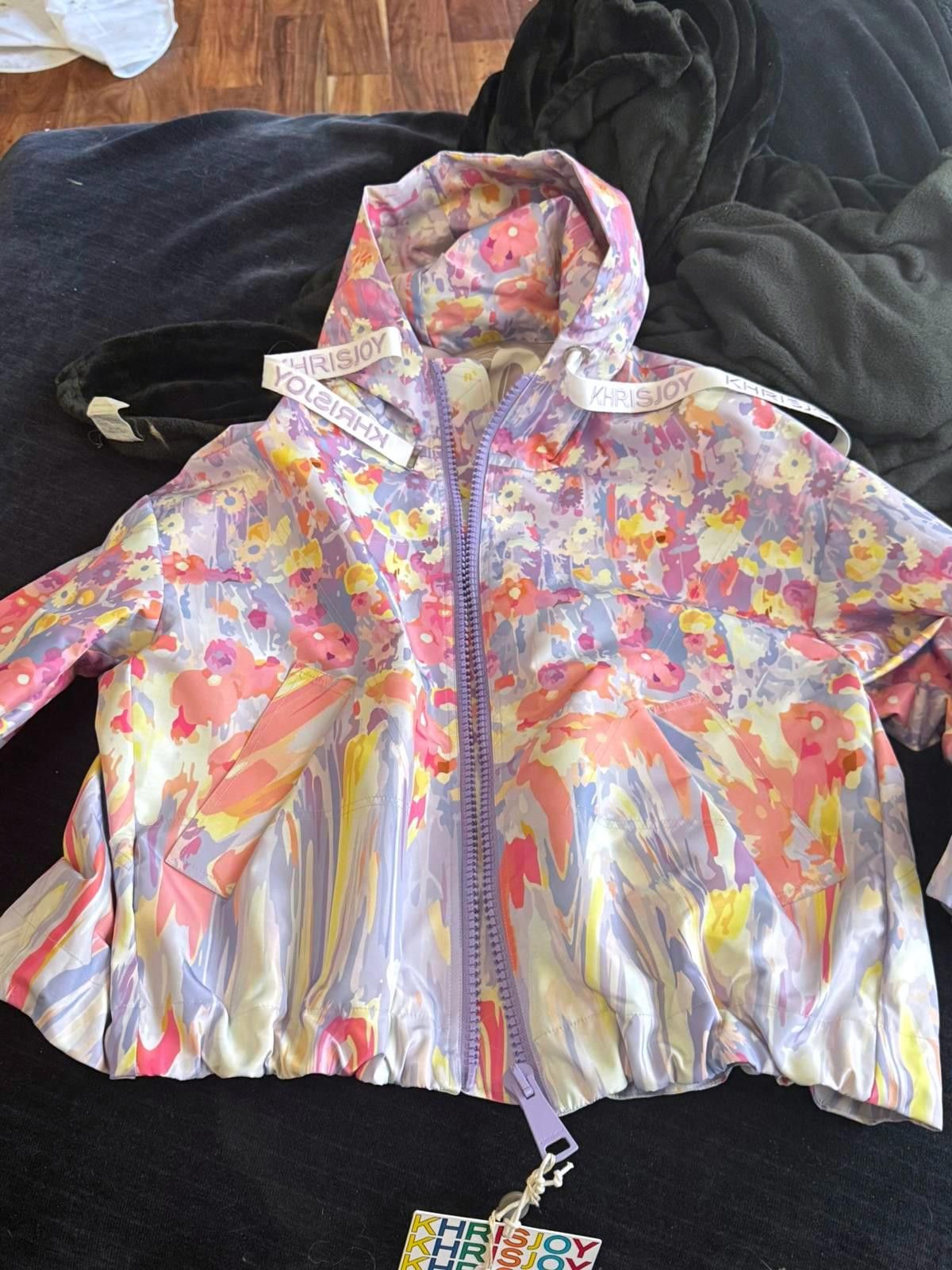 Khrisjoy KHRISJOY Lilac Windbreaker Jacket Size 0 Size XS / US 0-2 / IT 36-38 - 6 Thumbnail