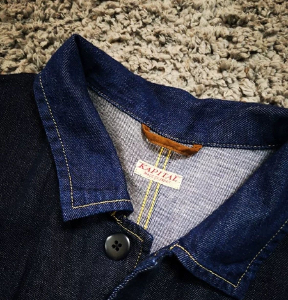 Kapital Kapital denim color blocked coat 2412-Nextarrow Size US L / EU 52-54 / 3 - 5 Thumbnail