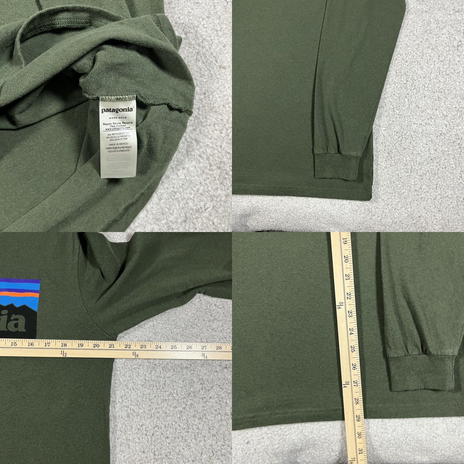 Patagonia Patagonia Shirt Mens M Green Long Sleeve Graphic Outdoor Regular Fit Shirt Size US M / EU 48-50 / 2 - 9 Thumbnail
