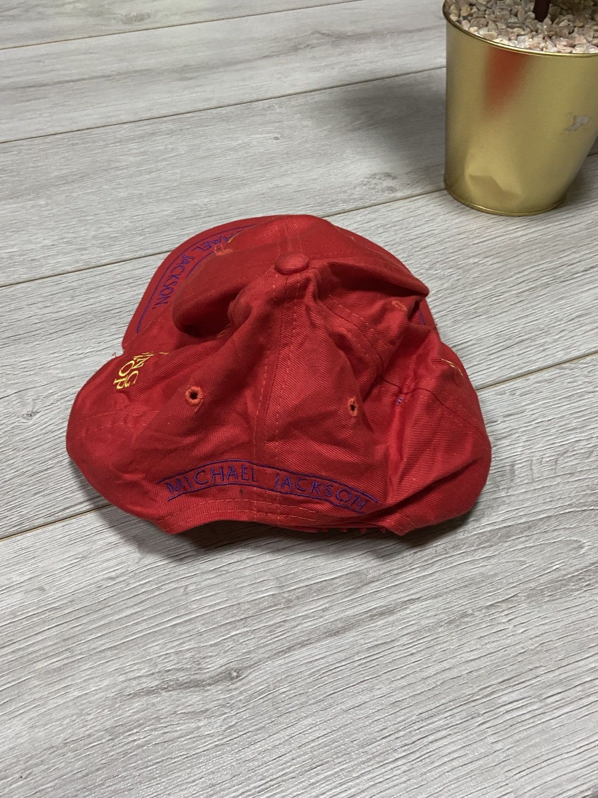 Michael Jackson Michael Jackson history world tour Cap vintage Size ONE SIZE - 4 Thumbnail
