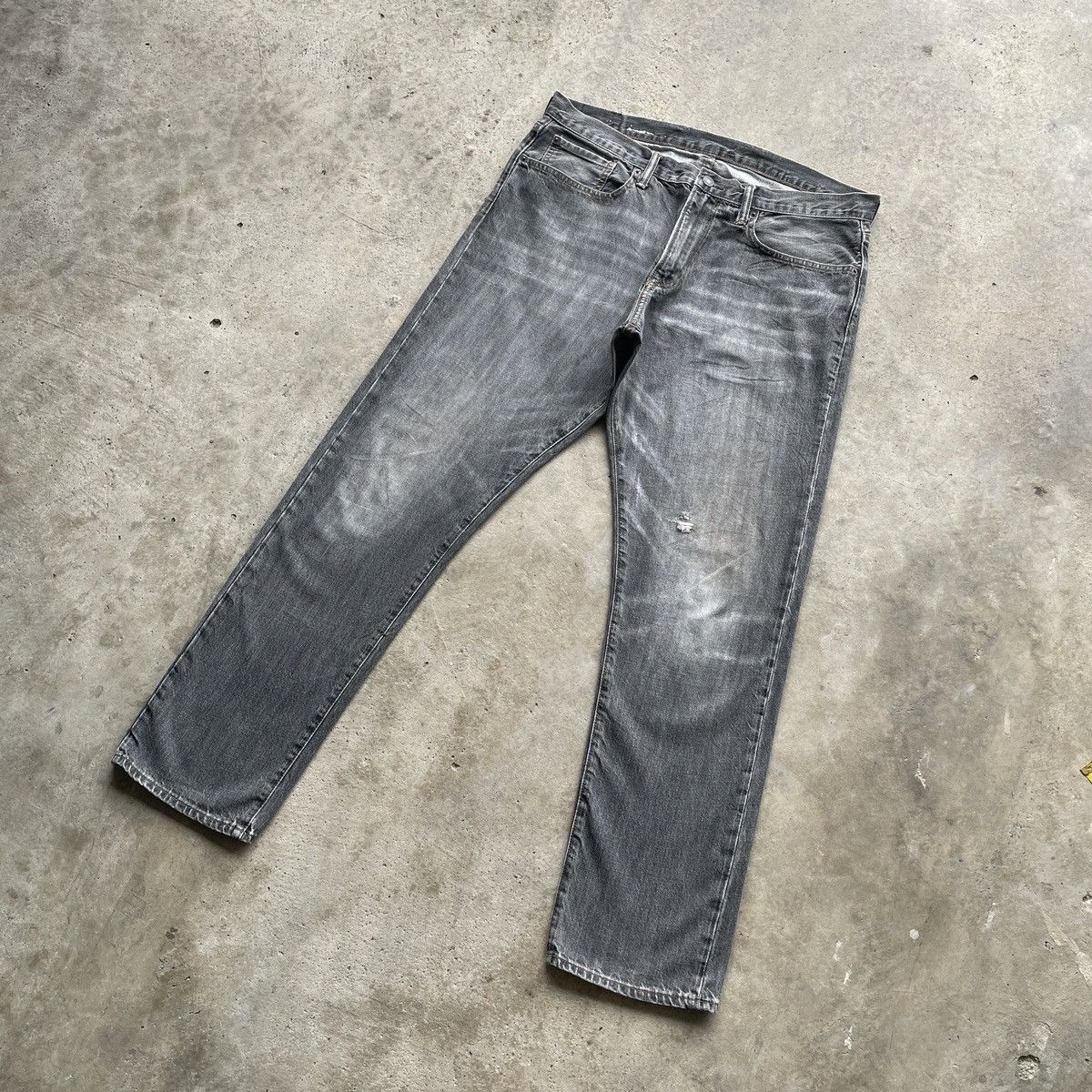 Vintage Vintage Gap Jeans Black Faded Denim Pants W38x33 Size US 38 / EU 54 - 2 Thumbnail