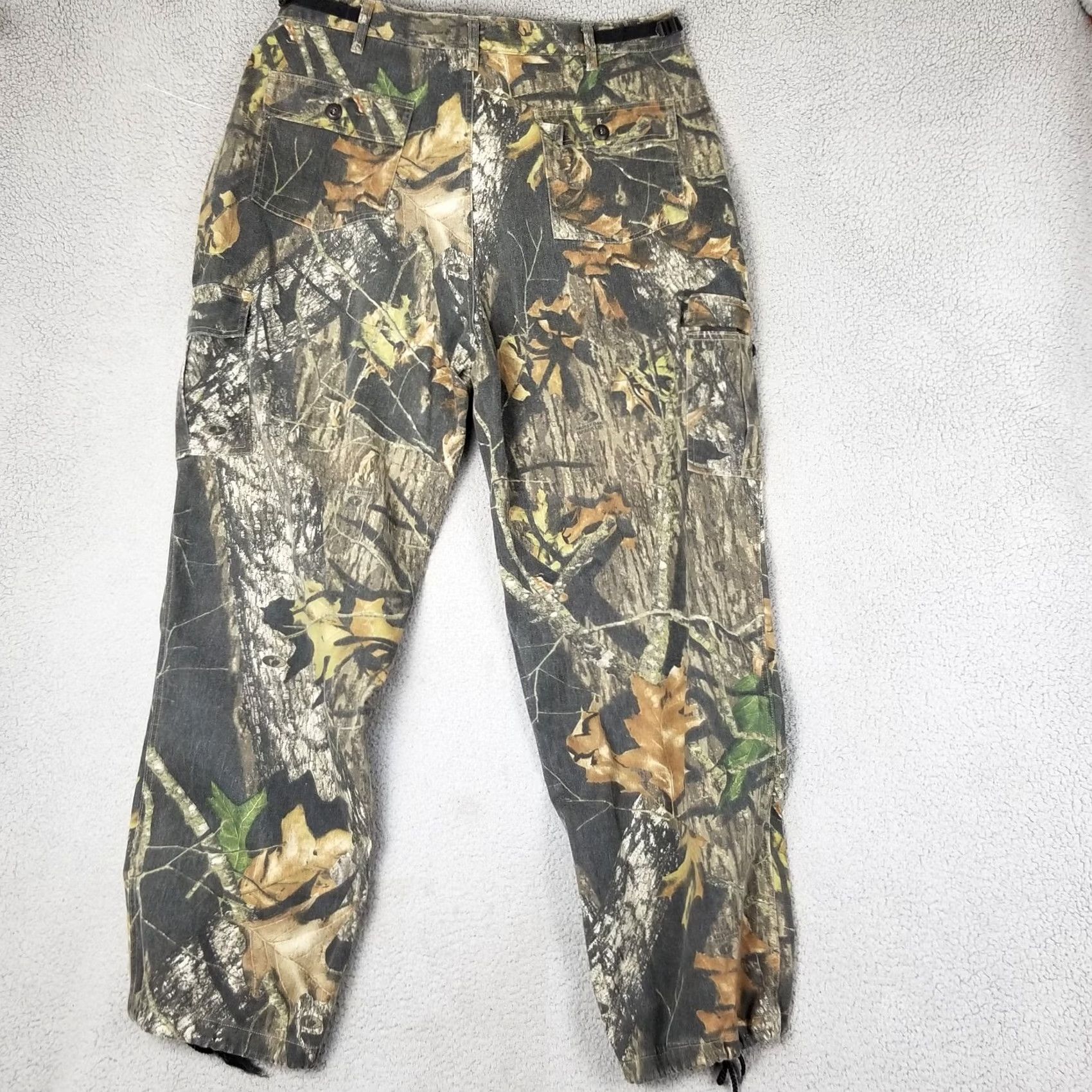Vintage Mossy Oak FieldStaff Pants Mens XL Cargo Adjustable Hunting 38x33 Camouflage Mossy Oak Size US 38 / EU 54 - 5 Thumbnail