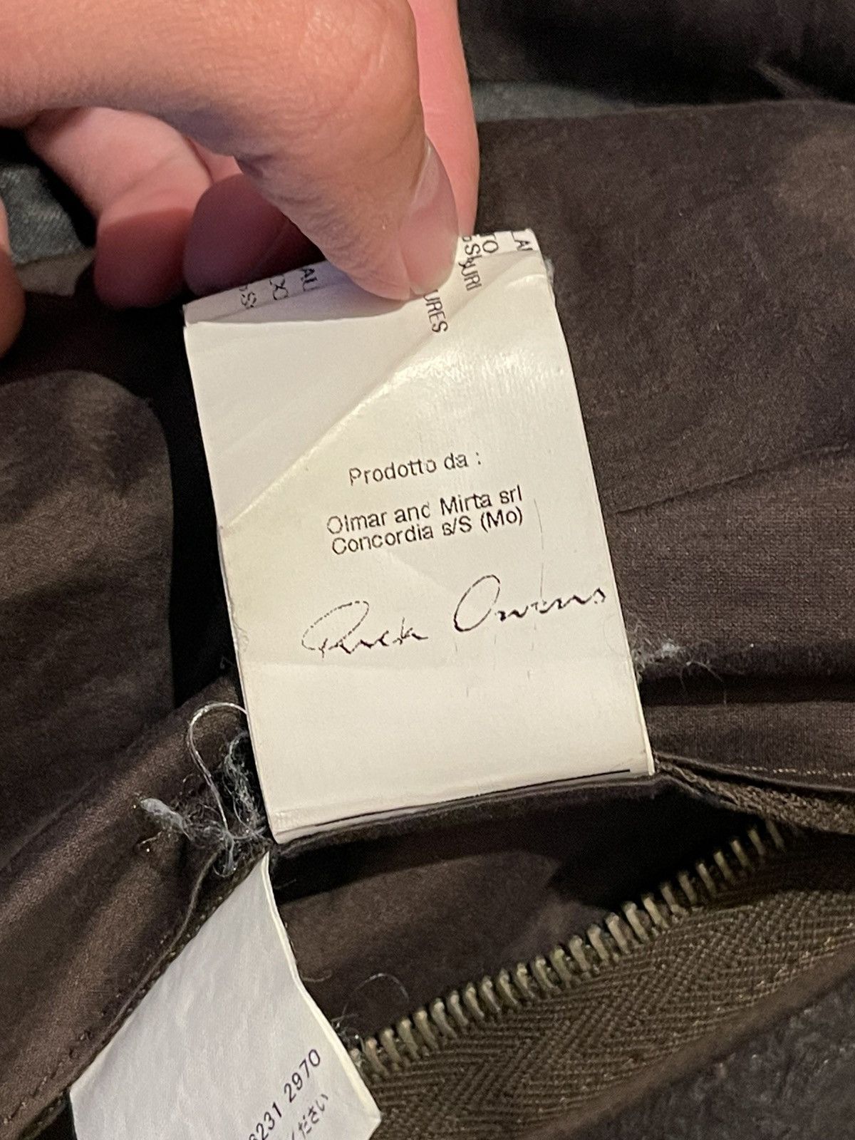 Rick Owens Rick Owen’s 2009 “Scuba Jacket” Size US XS / EU 42 / 0 - 6 Thumbnail