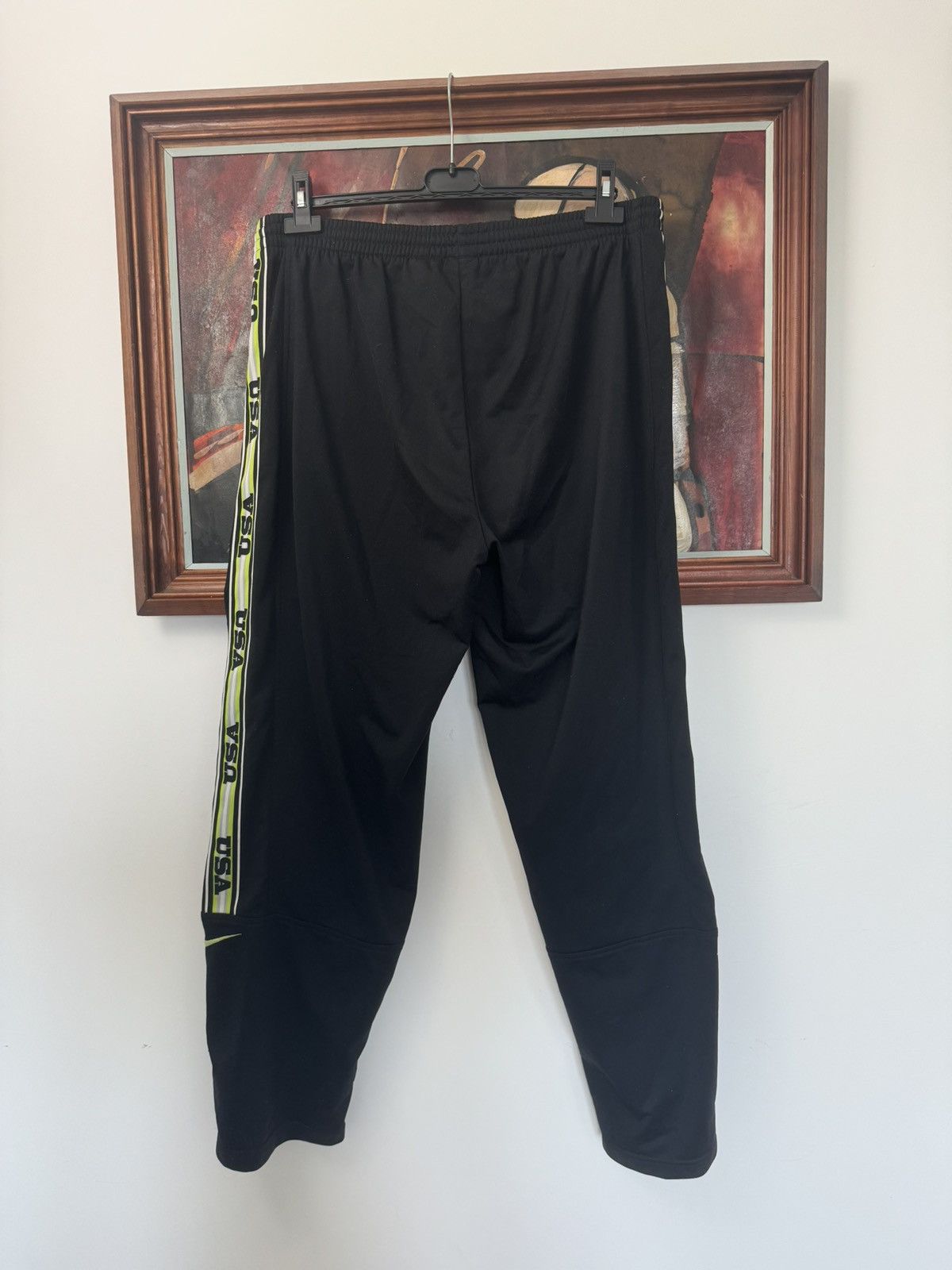 Nike Nike Vintage 90s USA Joggers Sweatpants Track Pant Black Size US 36 / EU 52 - 3 Thumbnail