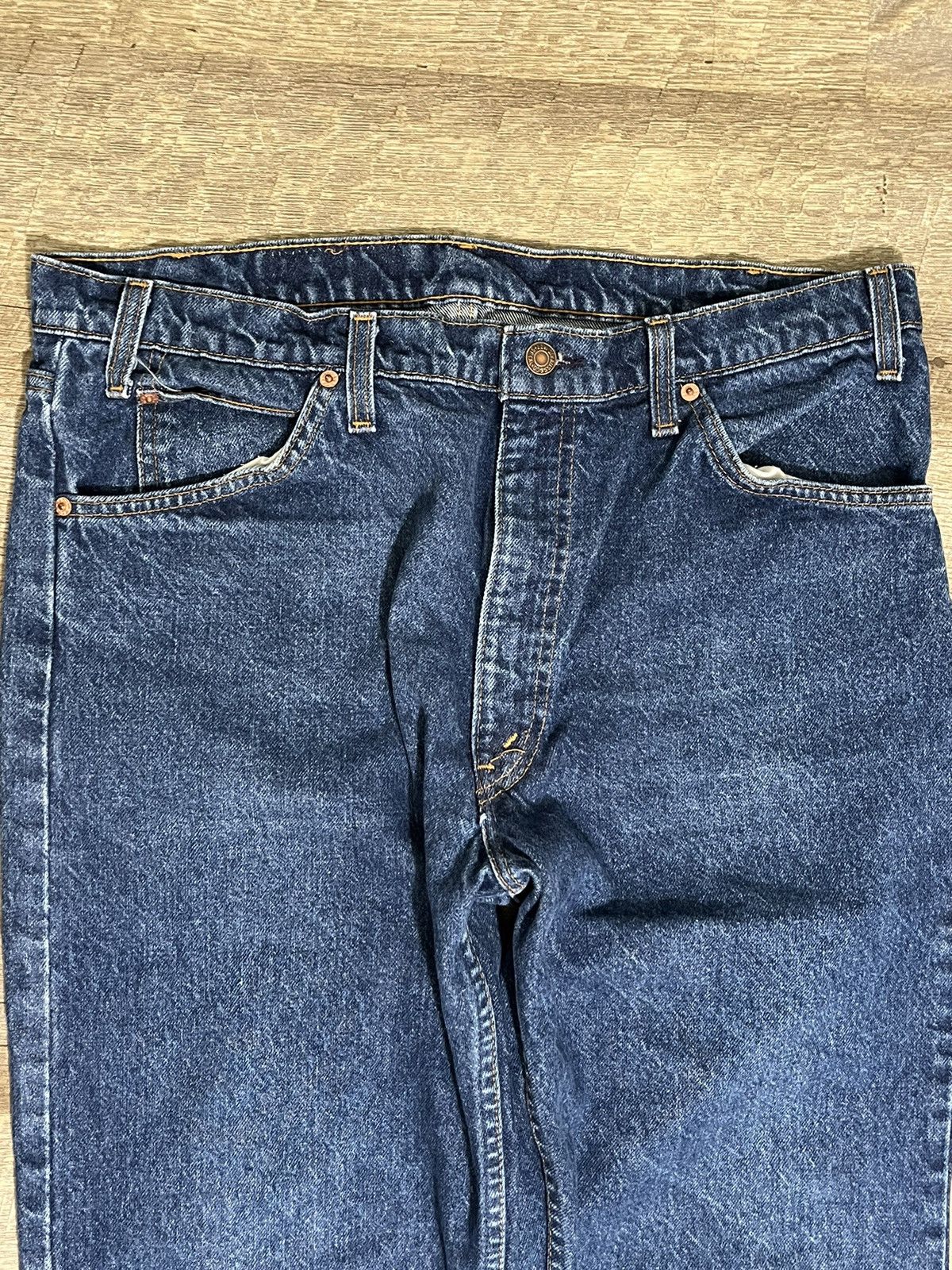 Levi's Vintage Clothing Vintage Levi’s 505 Orange Tab 80s Straight Leg 38X30 See Pic Size US 38 / EU 54 - 4 Thumbnail