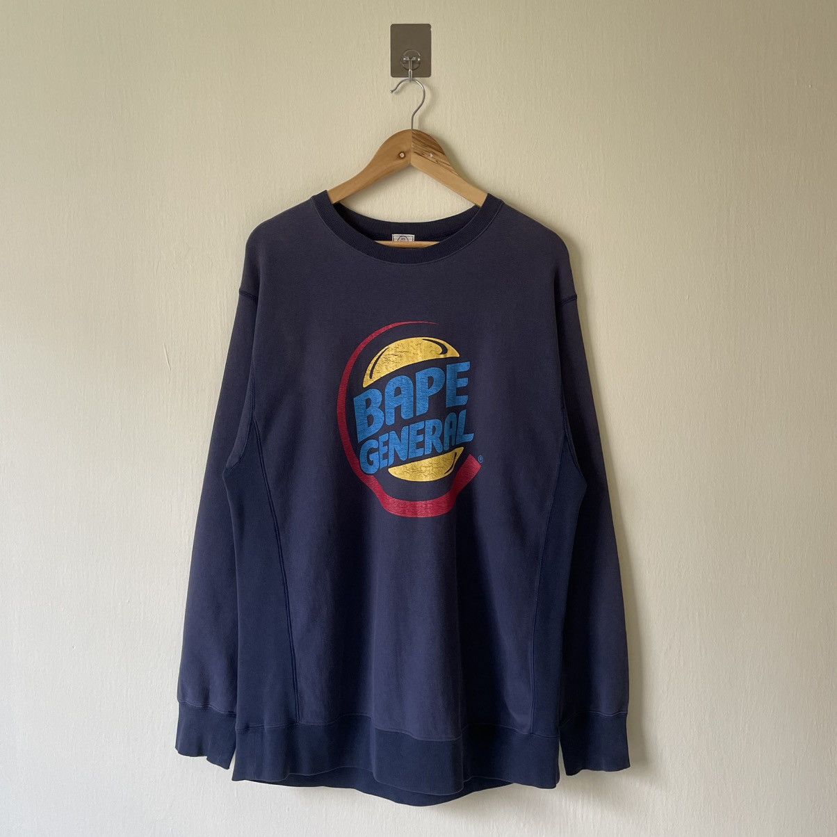 Bape Vintage OG Bape General Burger King Sweatshirt Size US L / EU 52-54 / 3 - 1 Thumbnail