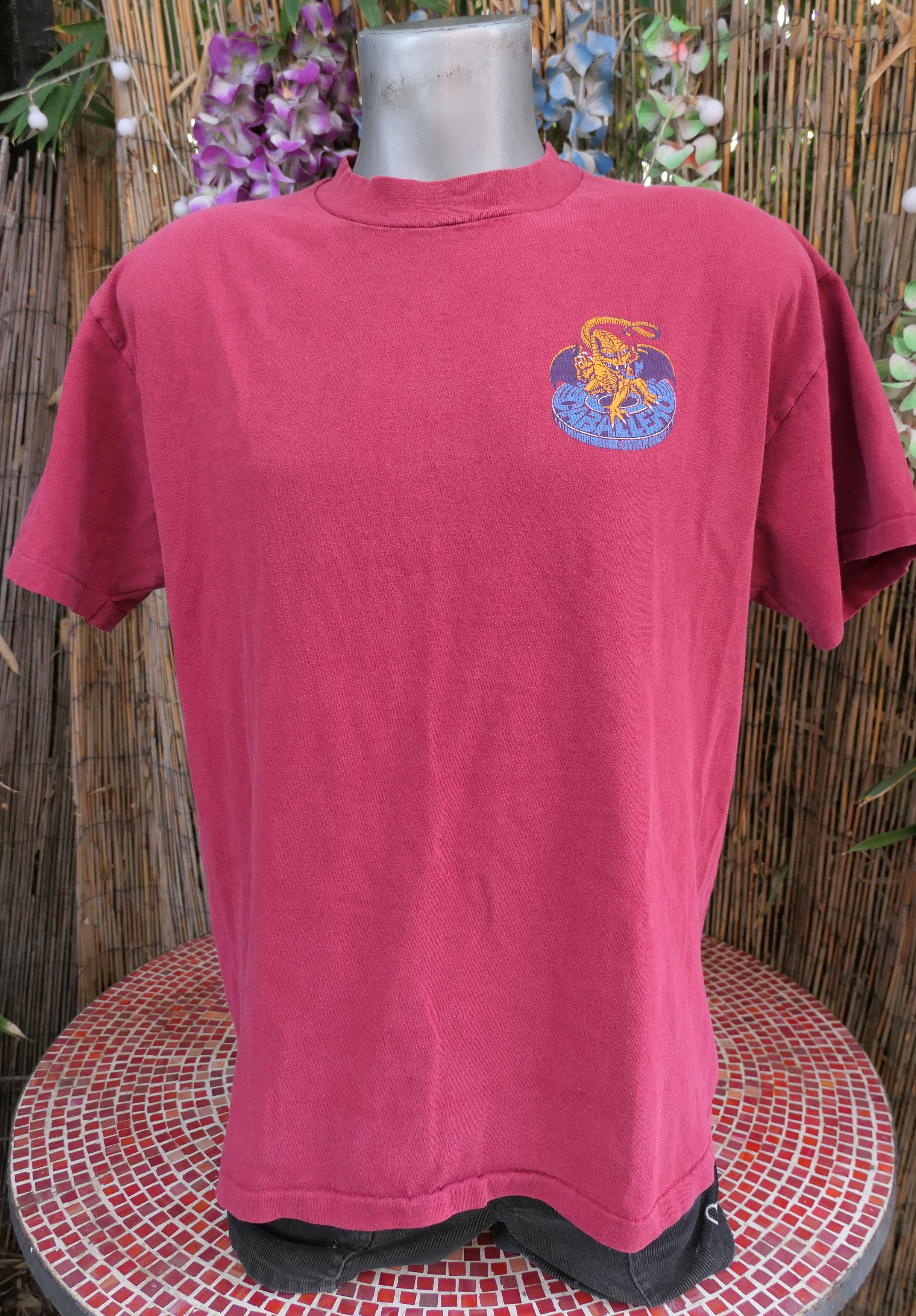 Vintage 80's Vintage 1980 Steve Caballero Powell Peralta T Shirt L Size US L / EU 52-54 / 3 - 2 Thumbnail