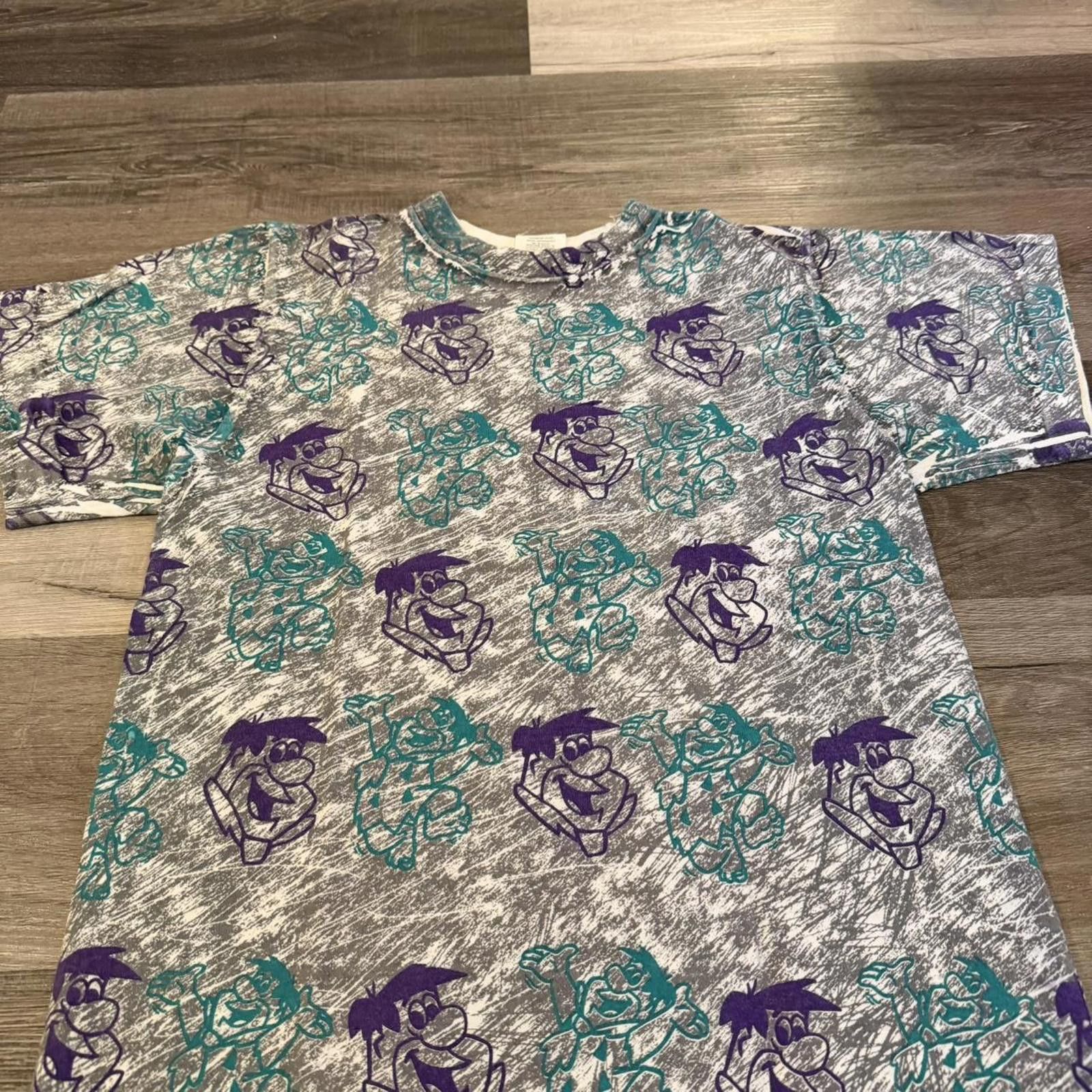 Other Vintage the flintstones Fred flintstone AOP t shirt 90s M Size US M / EU 48-50 / 2 - 3 Thumbnail