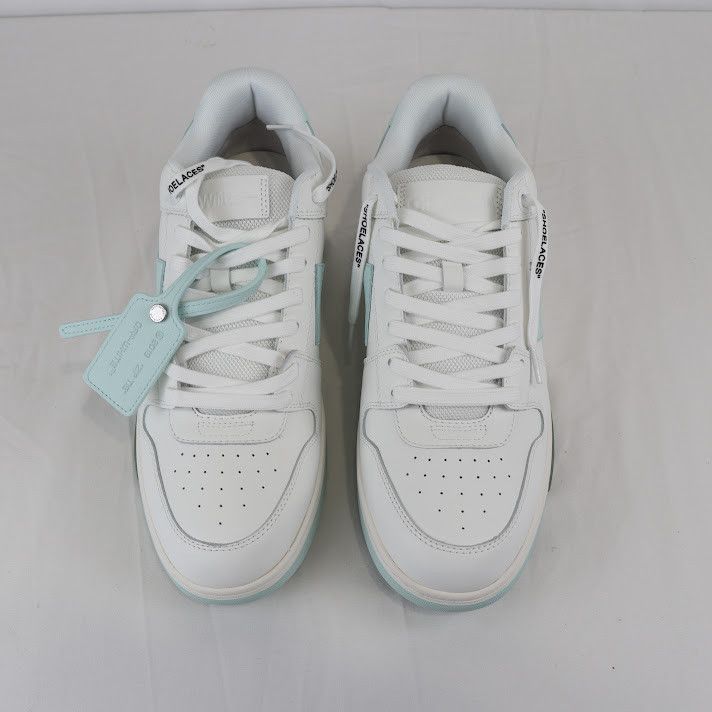 Off-White Q:3 / Out of Office Calf Leather Sneakers in White Mint Size US 13 / EU 46 - 5 Thumbnail